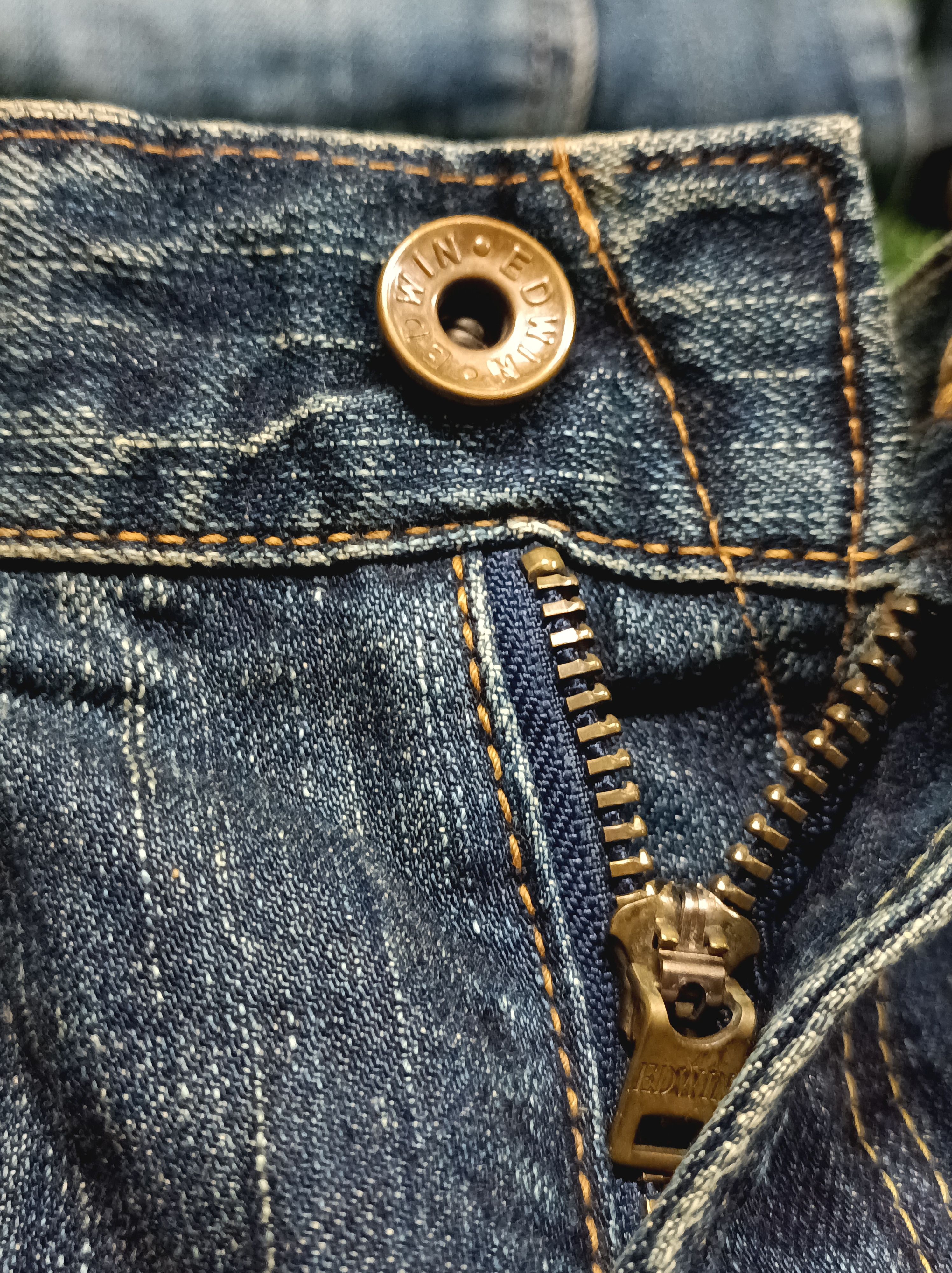 Edwin EDWIN 505zx selvedge Orentab and nice design. Size US 33 - 8 Thumbnail