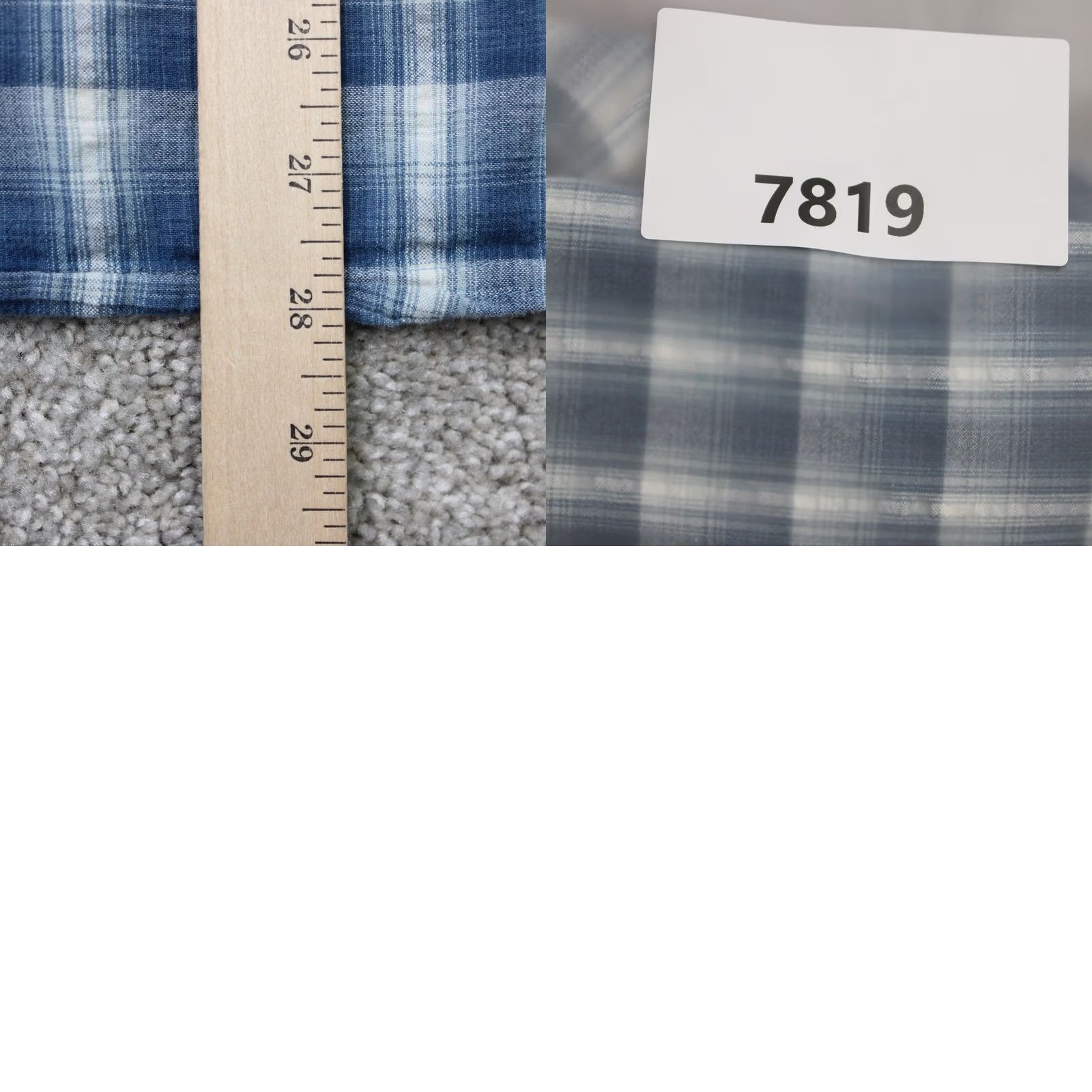Vintage Mountain Warehouse Shirt Men 2XL Blue Plaid Short Sleeve Cotton Button-Up Shirt Mens Regular Fit Adult 2XL Blue 90s Theme Size US XXL / EU 58 / 5 - 9 Thumbnail