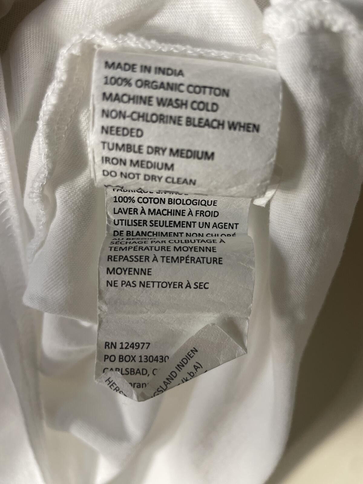 Prana Prana Sleeveless Graphic Tank Top Women's Large White Boho Size L / US 10 / IT 46 - 5 Thumbnail