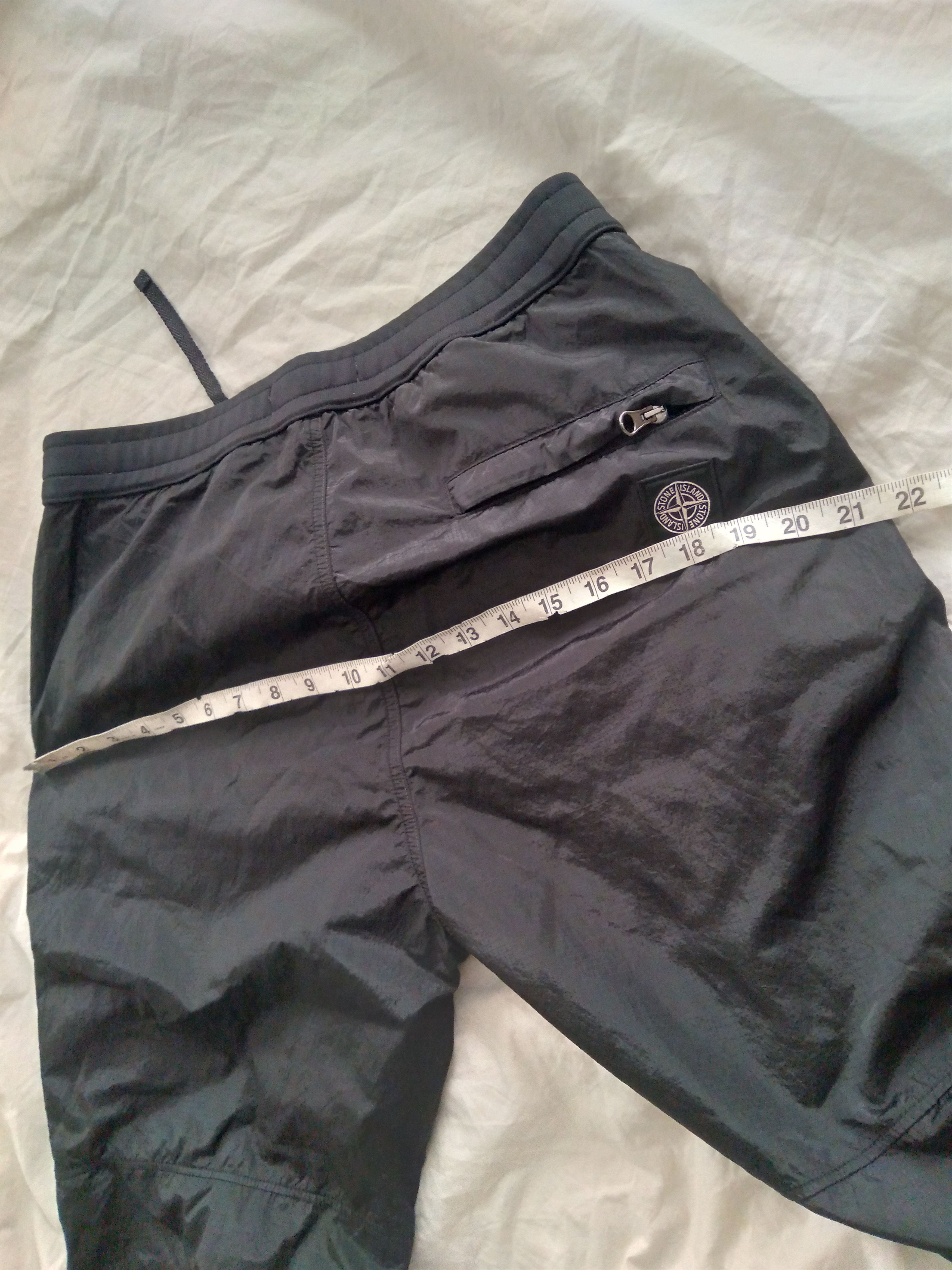 Stone Island Nylon Ripstop Jogger Pants RE T 30 black Size US 31 - 10 Thumbnail