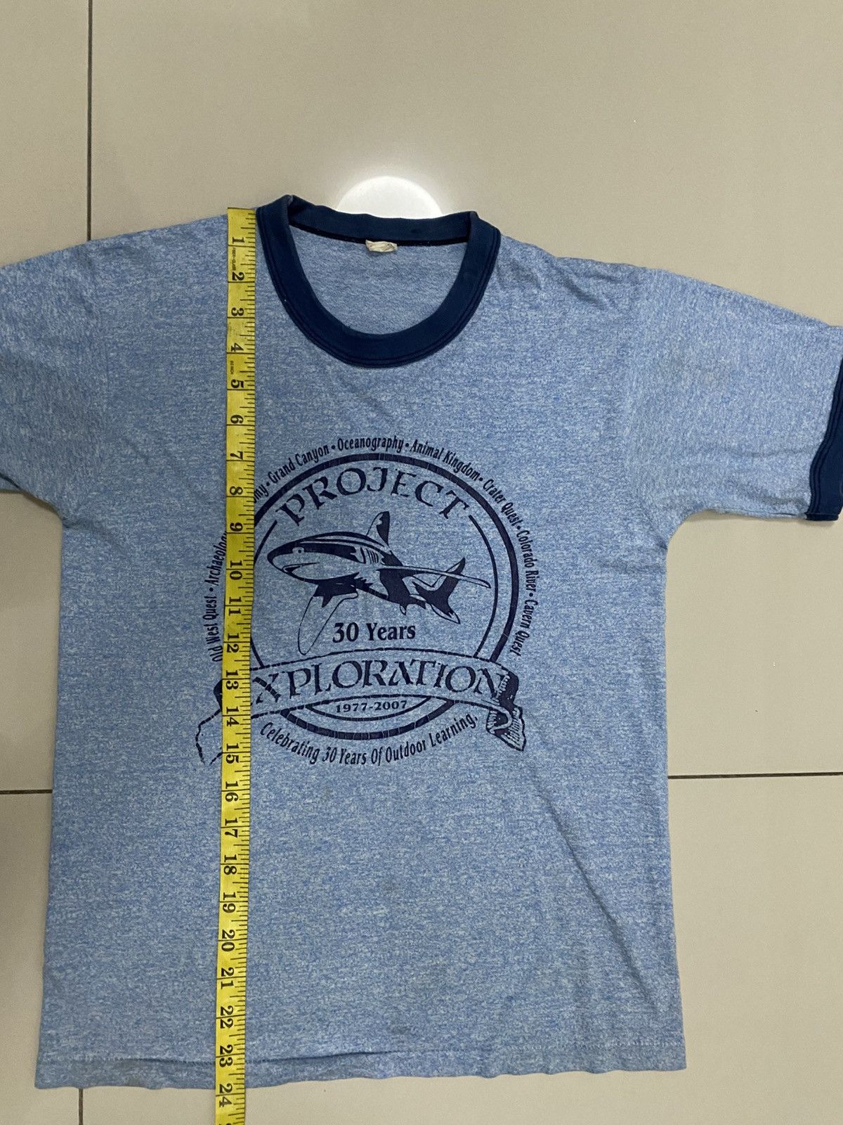 Vintage Vintage 80s ScreenStar Ringer Size US S / EU 44-46 / 1 - 10 Thumbnail