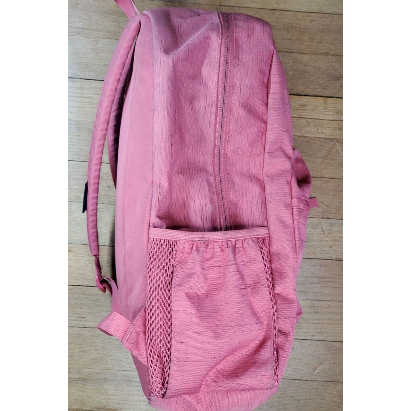 Jansport Jansport Backpack Pink-Peach 2 Strap Padded Multi-pocket Side Drink Pockets Size ONE SIZE - 7 Thumbnail