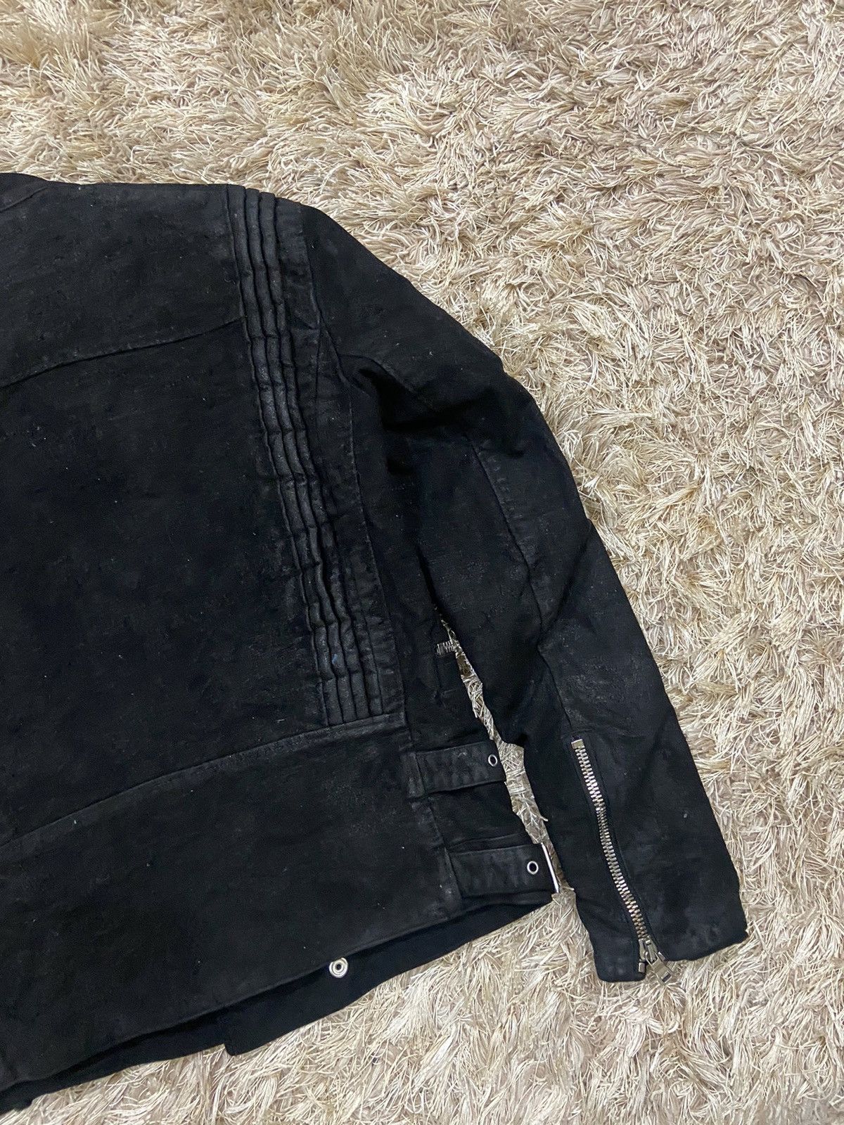 Balmain Balmain Double Collar Zipped Bondage Suede Jacket Size US M / EU 48-50 / 2 - 8 Thumbnail