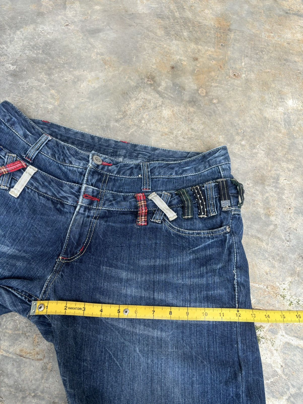 Hysteric Glamour × If Six Was Nine × Japanese Brand Y2k Double Waist Ifwixwasnine Punk Style Jeans Size US 36 / EU 52 - 13 Thumbnail