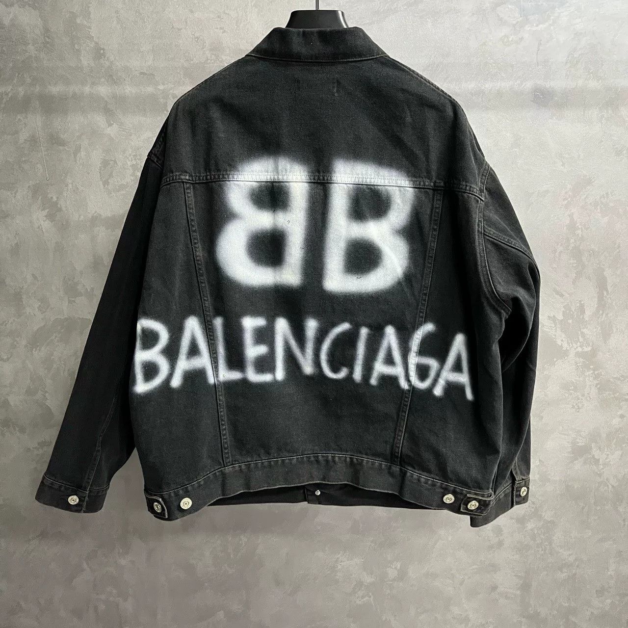 Balenciaga Balenciaga Denim Black Light Jacket m Men Size US M / EU 48-50 / 2 - 1 Thumbnail