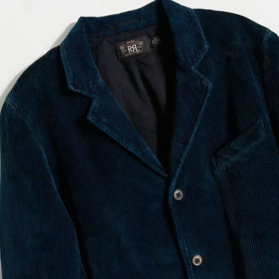 RRL Ralph Lauren RRL RALPH LAUREN Cotton Corduroy Sport Coat Size US XL / EU 56 / 4 - 4 Thumbnail