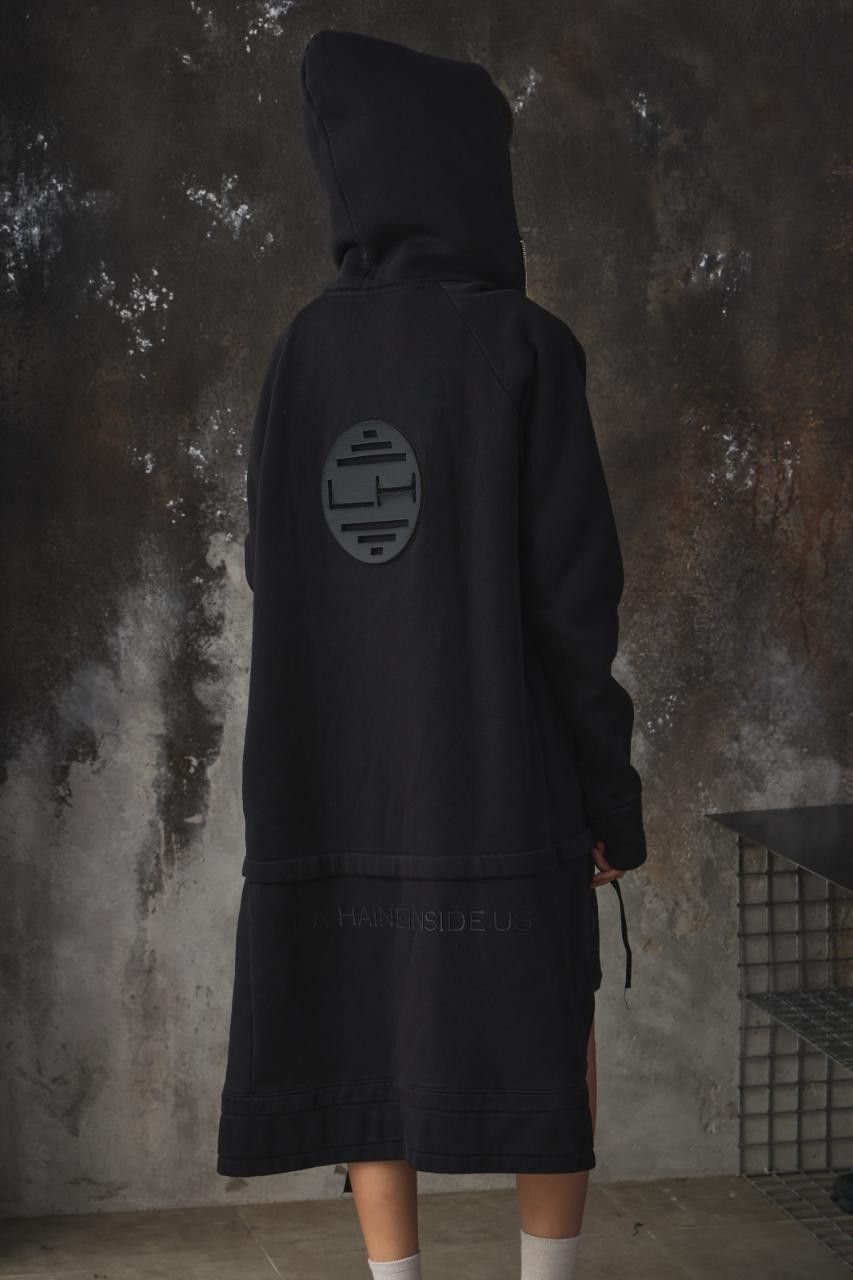 La Haine Inside Us LA HAINE INSIDE US Minimalist Paneled Zip Hooded Long Parka Size US M / EU 48-50 / 2 - 1 Thumbnail