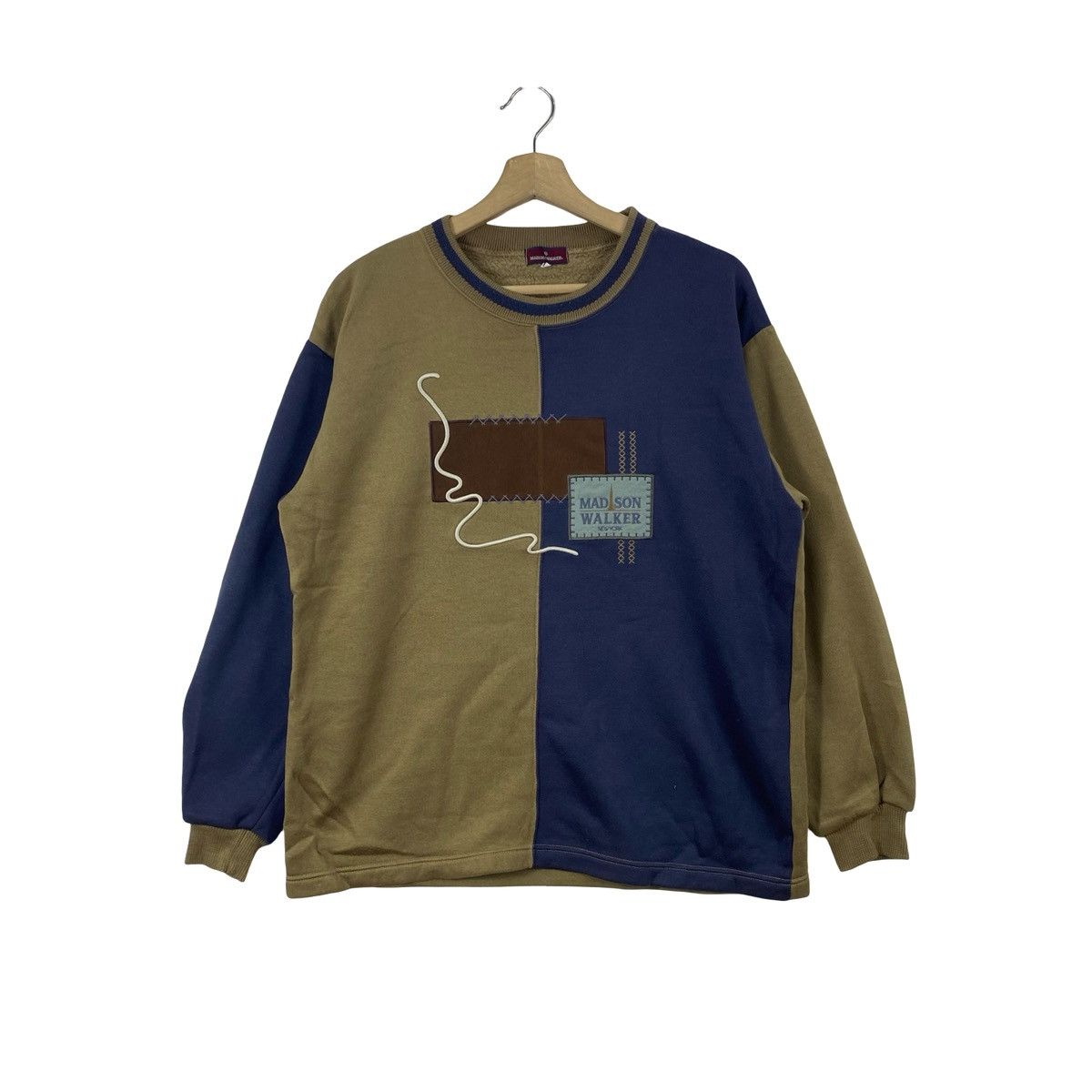 Madison Vintage MADISON WALKER Sweatshirt Crewneck Pullover Size US M / EU 48-50 / 2 - 1 Thumbnail
