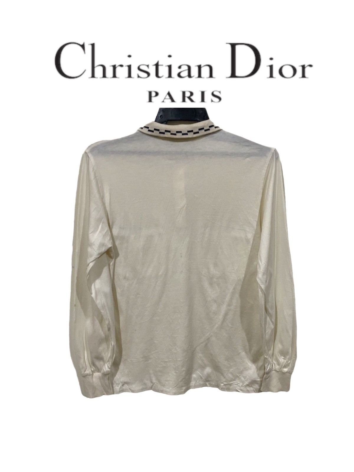 Christian Dior Monsieur Vintage 80s Christian Dior Sports Double Pocket Collar Polos Size US S / EU 44-46 / 1 - 4 Thumbnail