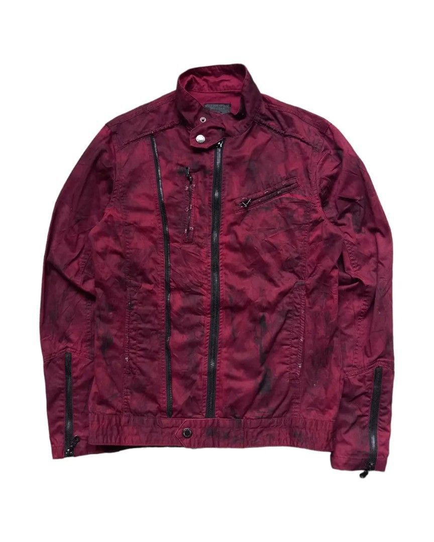 image of Hysteric Glamour x In The Attic Japanese Biker Red Jacket In The Attic, Men's (Size Medium)