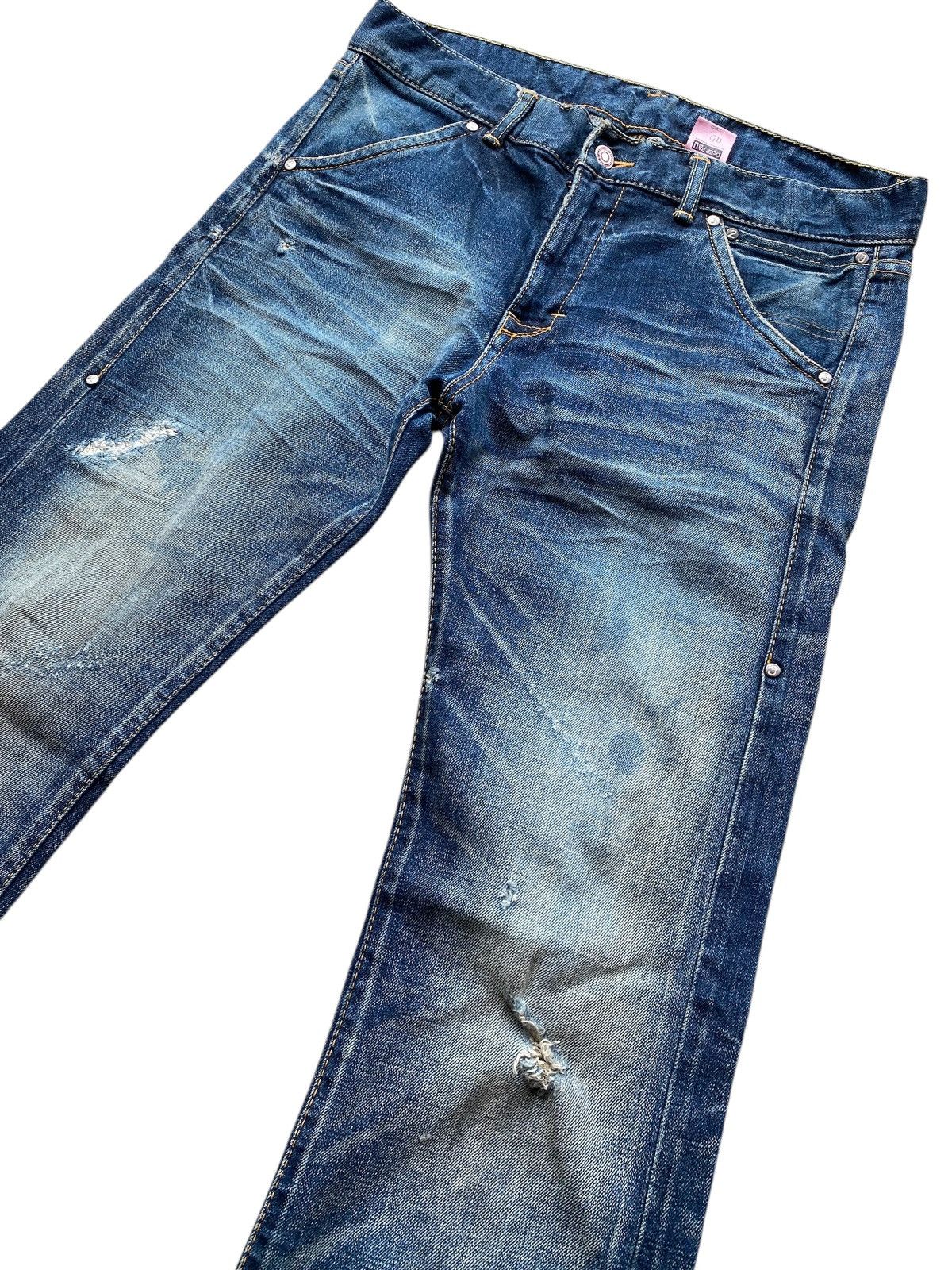 If Six Was Nine × Japanese Brand × Le Grande Bleu (L.G.B.) Osep pati flared jeans selvedge jeans Size US 33 - 4 Thumbnail