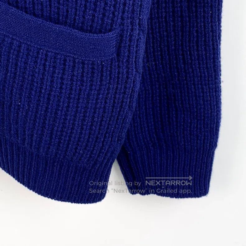 Gucci Gucci Dark blue logo embroidered wool V-neck single-breast Size US S / EU 44-46 / 1 - 4 Thumbnail