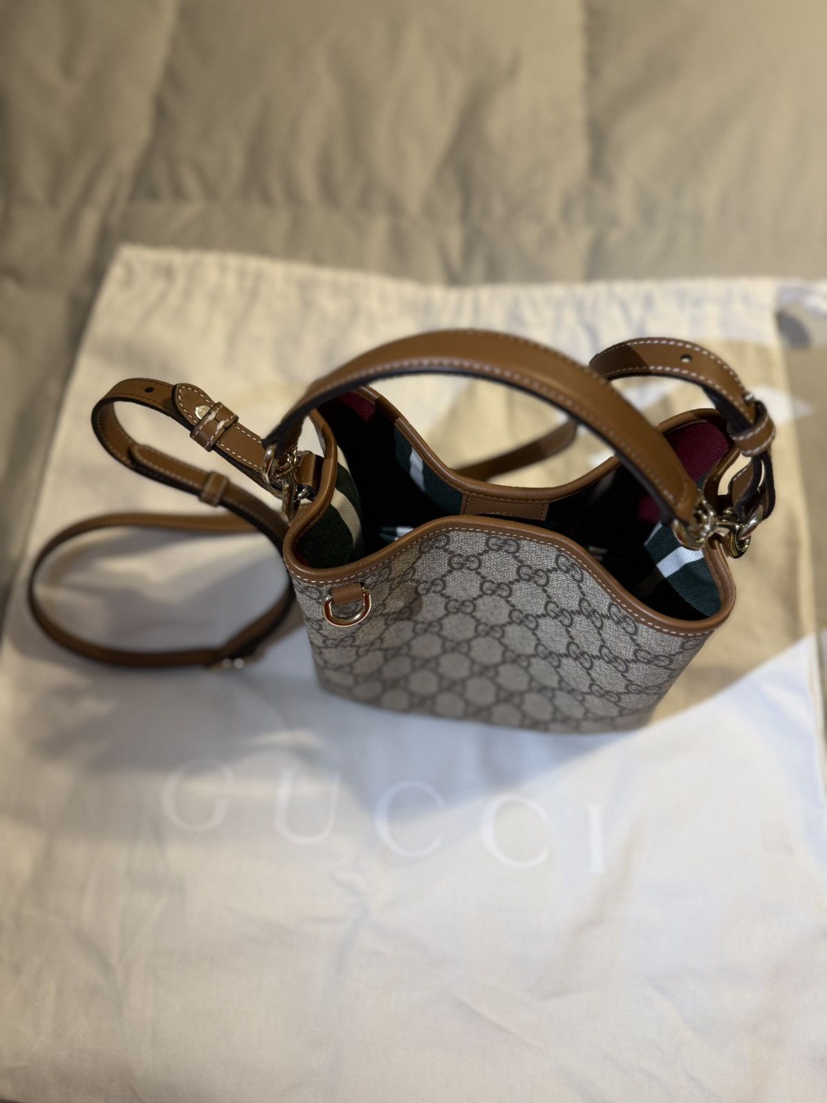Gucci GG Emblem small bucket bag Size ONE SIZE - 3 Thumbnail
