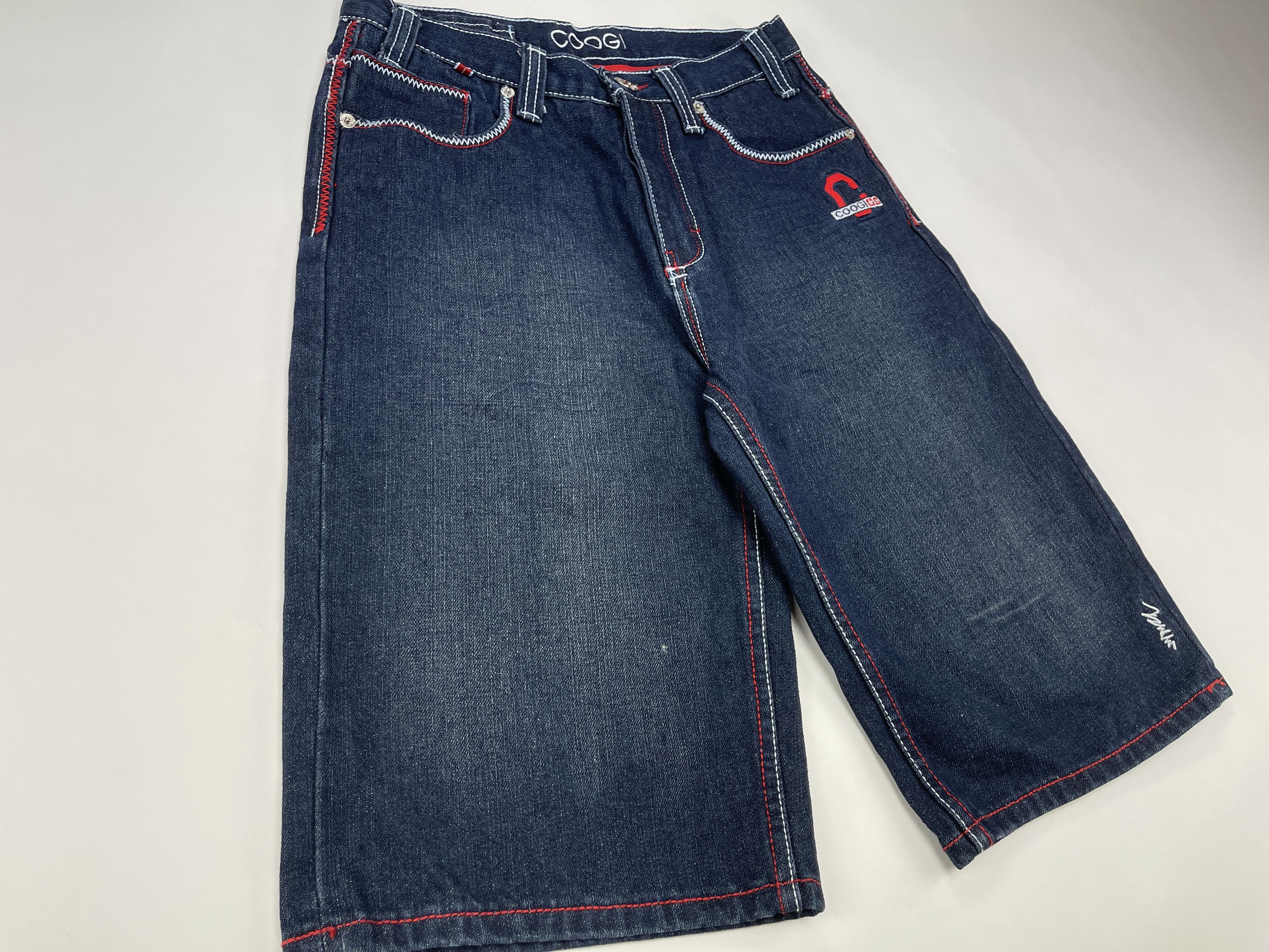 Coogi Coogi jeans shorts, vintage 90s hip hop 1990s skater Y2K 28 Size US 28 / EU 44 - 7 Thumbnail
