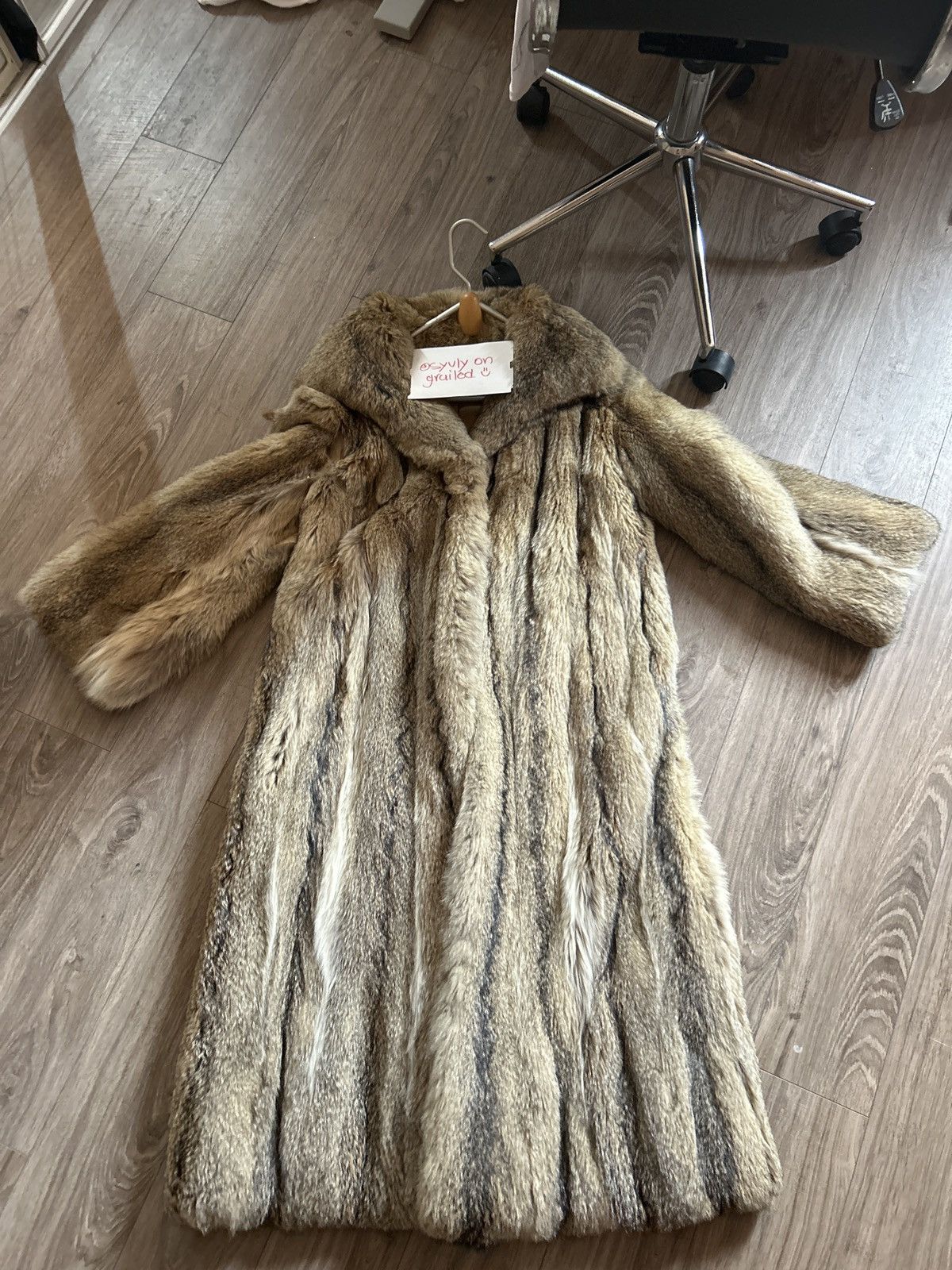 Vintage Authentic Fox Hair Fur Coat/Robe | Grailed