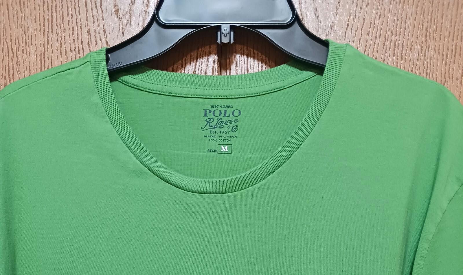 Polo Ralph Lauren Polo Ralph Lauren Green T-Shirt - Medium Size US M / EU 48-50 / 2 - 3 Thumbnail