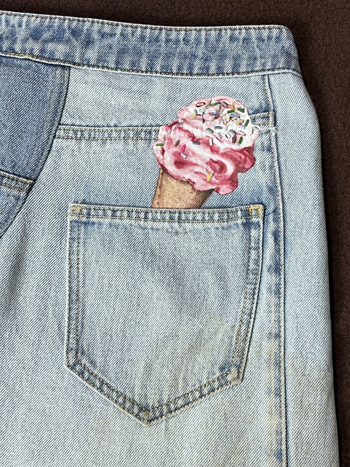 Miss Sixty Miss Sixty Skirt Ice Creem Denim Size 27" / US 4 / IT 40 - 4 Thumbnail