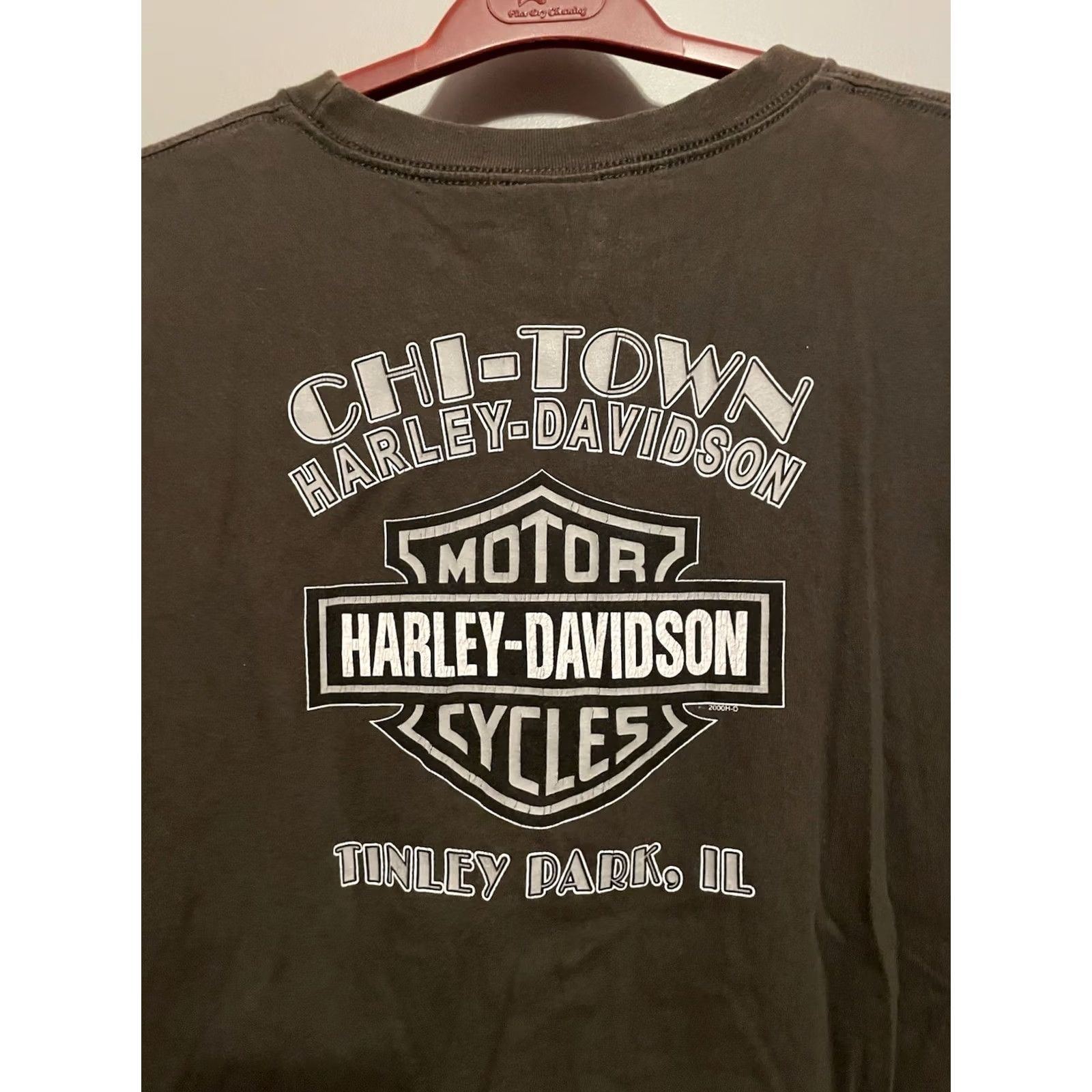 Harley Davidson Harley Davidson Vintage Shirt - Chicago XL Green - 2002 Size US XL / EU 56 / 4 - 7 Thumbnail