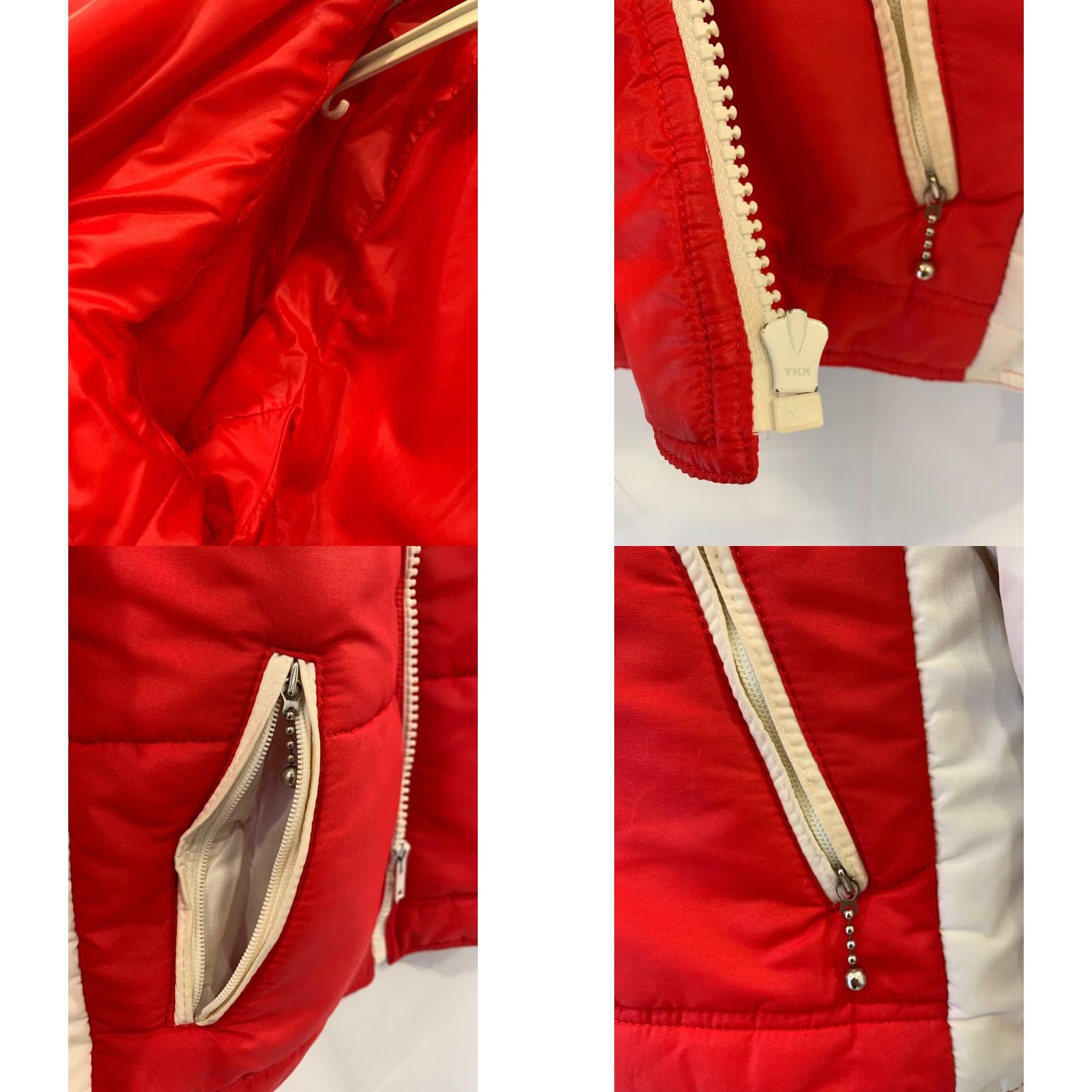 Fusalp VINTAGE Fusalp Ski Jacket Red White Nylon Puffer Winter Coat Womens S #157 Jacket Size S / US 4 / IT 40 - 8 Thumbnail