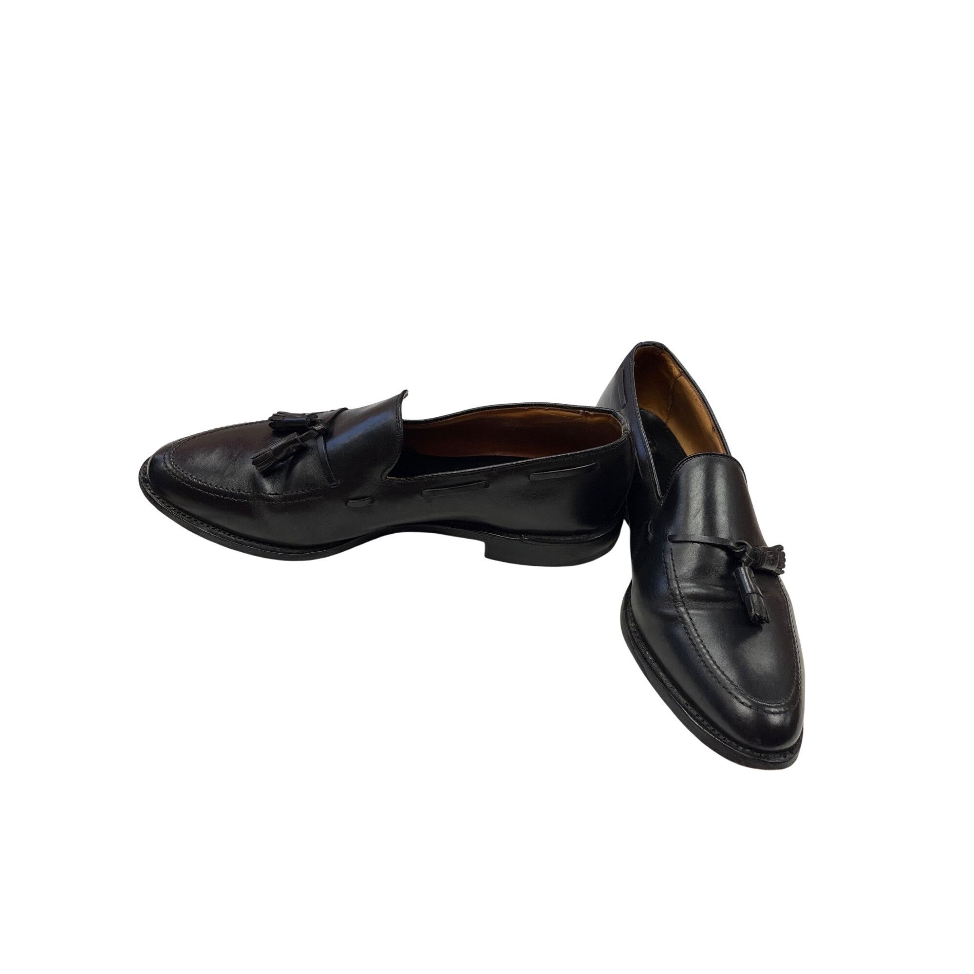 Allen Edmonds Allen Edmonds Grayson mens black leather tasseled oxford sho Size US 13 / EU 46 - 2 Thumbnail