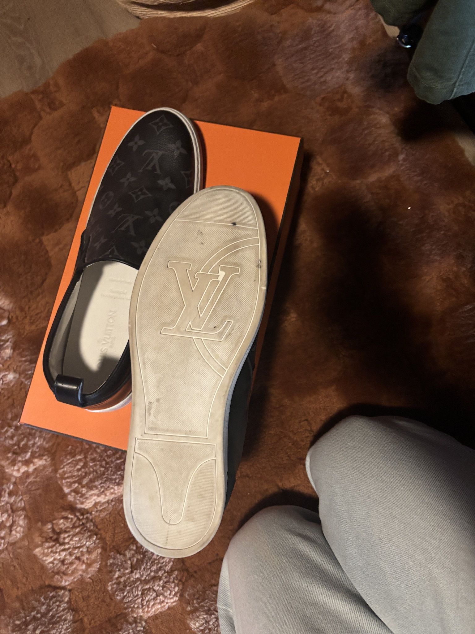 Louis Vuitton LV Monogram Sneakers | Monogram Eclipse slip on sneakers Size US 9.5 / EU 42-43 - 6 Thumbnail