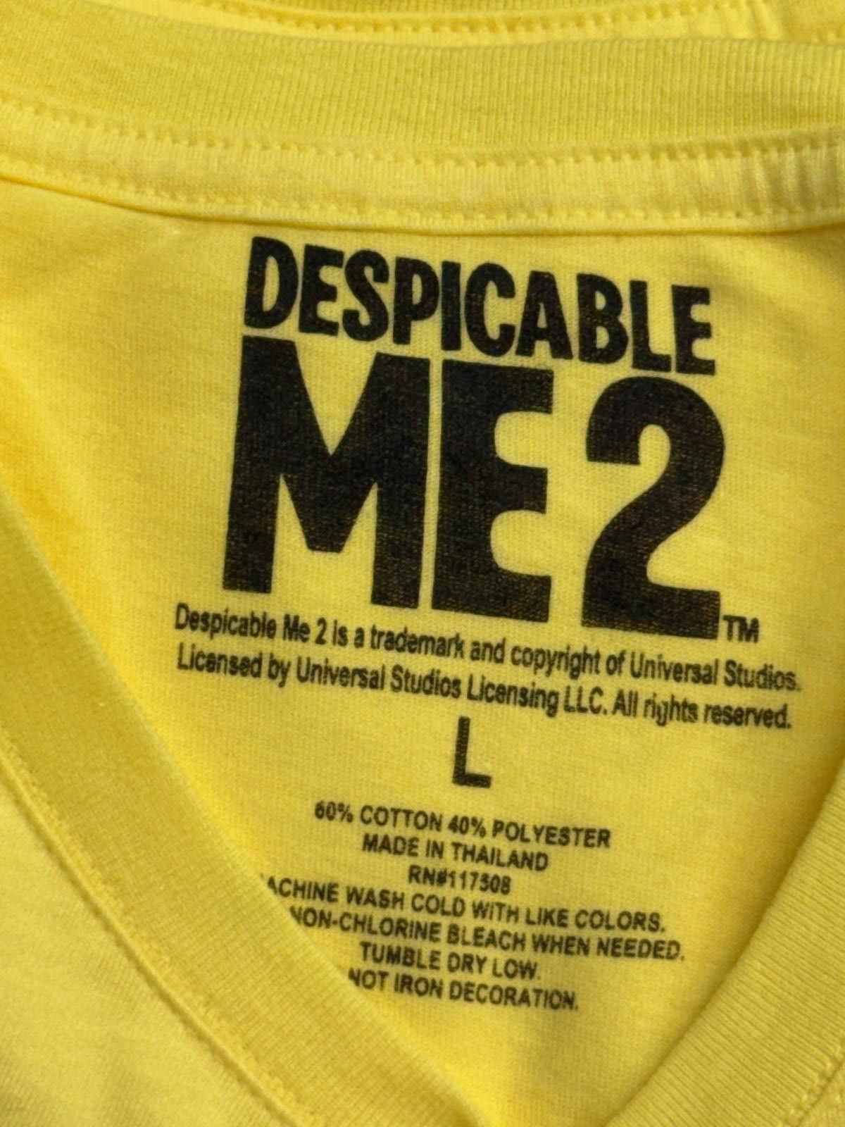 Other Despicable Me 2 Movie Promo T-shirt Minion Womens Juniors L Size L / US 10 / IT 46 - 3 Thumbnail