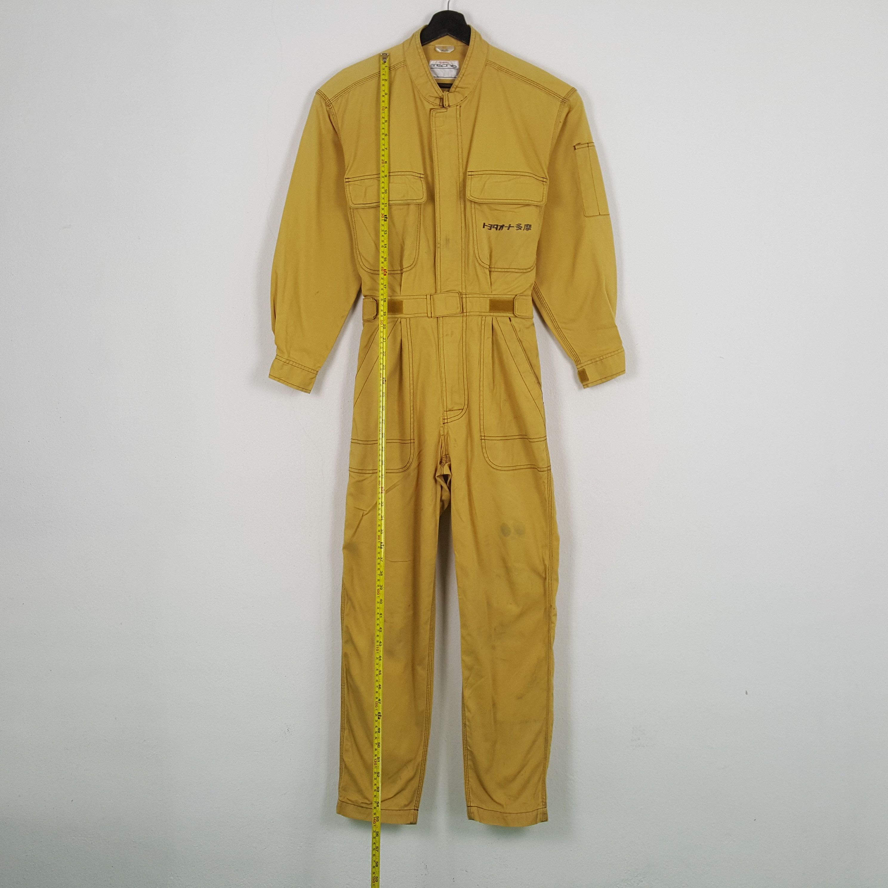 Vintage Toyota Tecno Japanese Motorsports Coverall Jacket C300N10 Size US XS / EU 42 / 0 - 7 Thumbnail