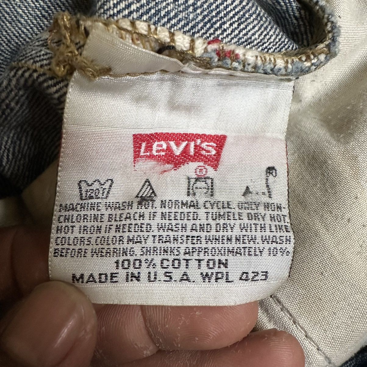 Levi's Vintage Clothing Vintage 1990s Levis 501-0657 Big E Selvedge Fadded Size US 28 / EU 44 - 12 Thumbnail