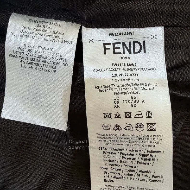 Fendi Fendi Monogrammed Double F Logo Jacket Size US S / EU 44-46 / 1 - 4 Thumbnail