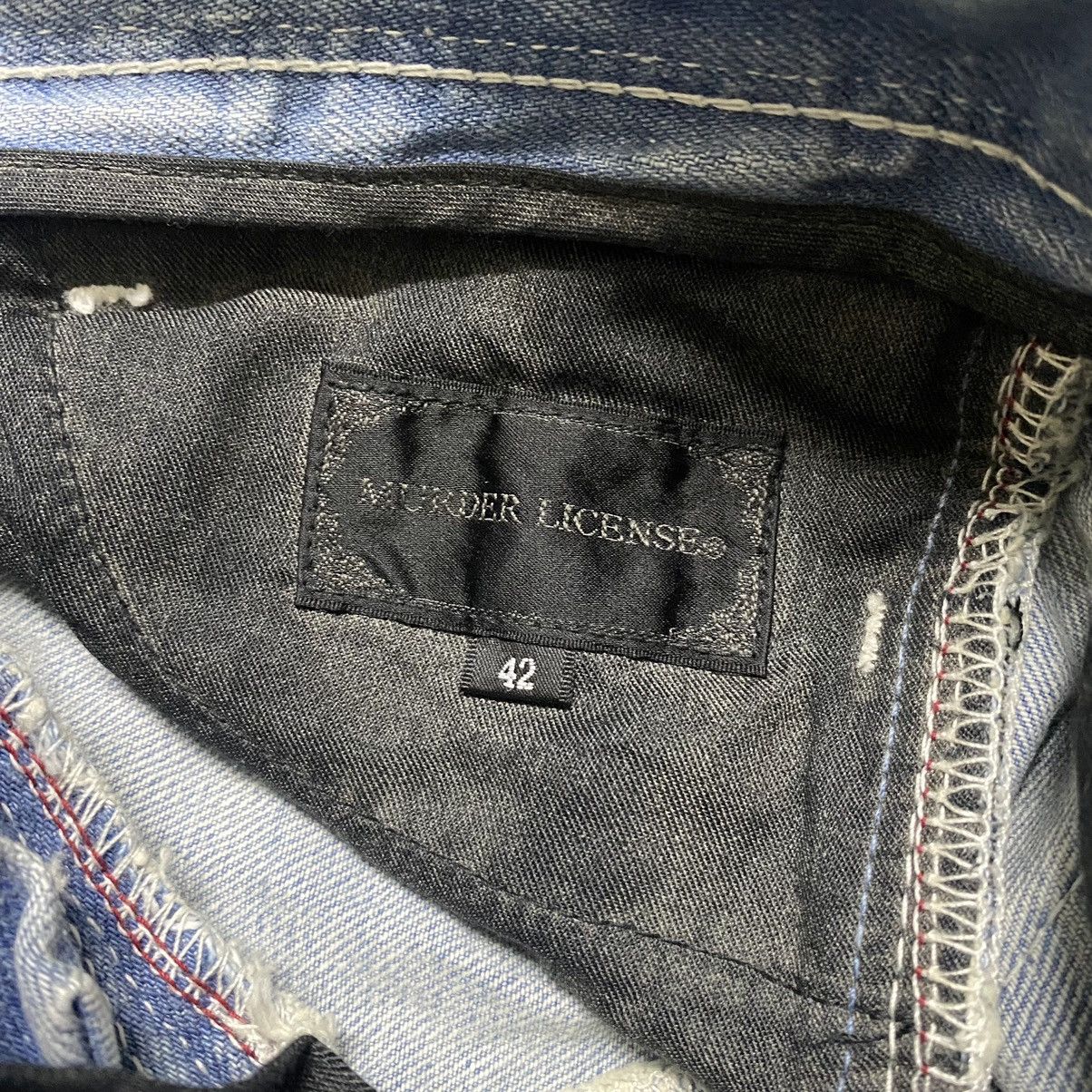 Murder License Murder License Honeycomb Denim Flare Jeans Size US 28 / EU 44 - 17 Thumbnail