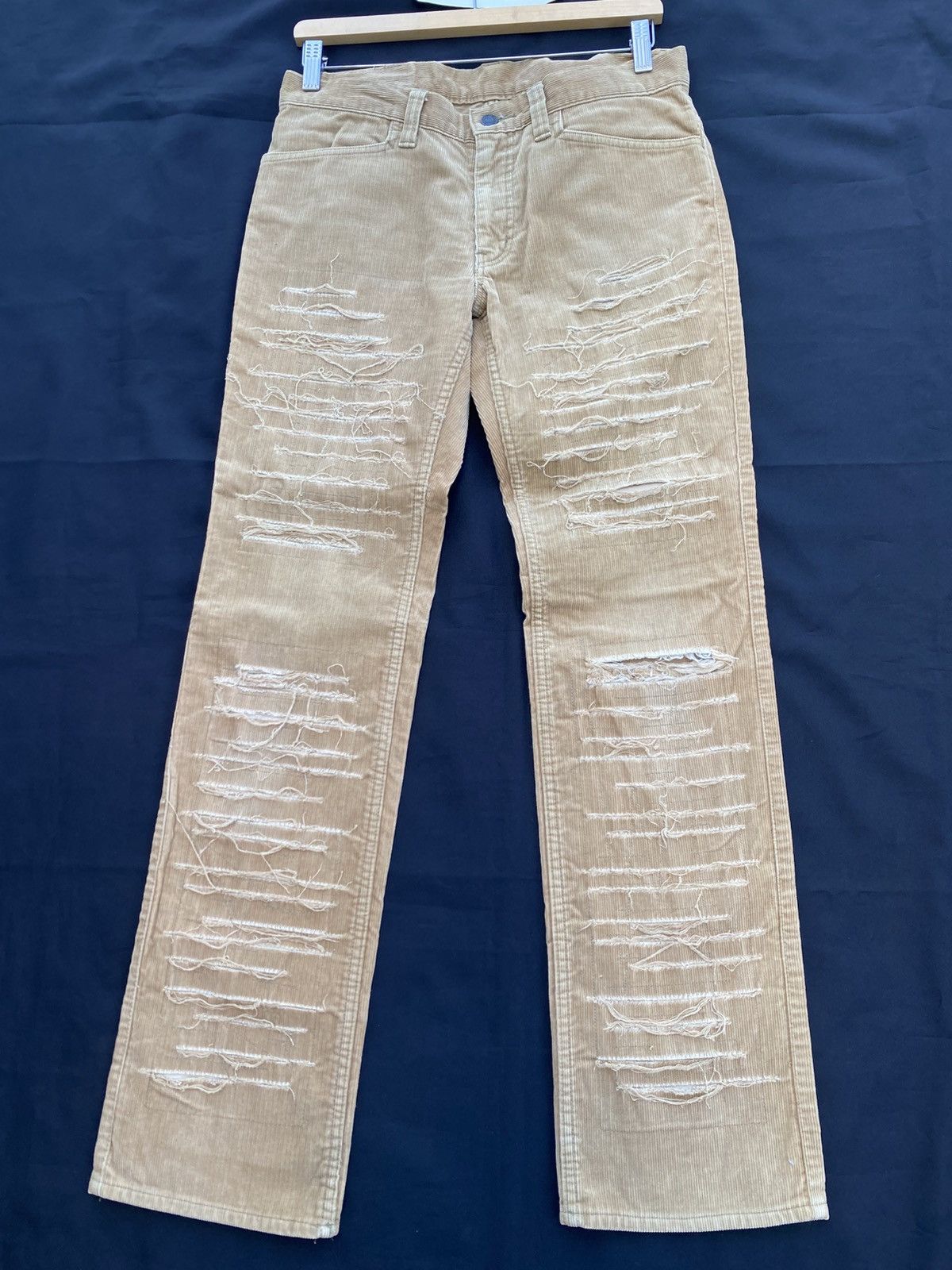 Hysteric Glamour Rare Vintage Hysteric Glamour distressed corduroy pant Size US 31 - 7 Thumbnail