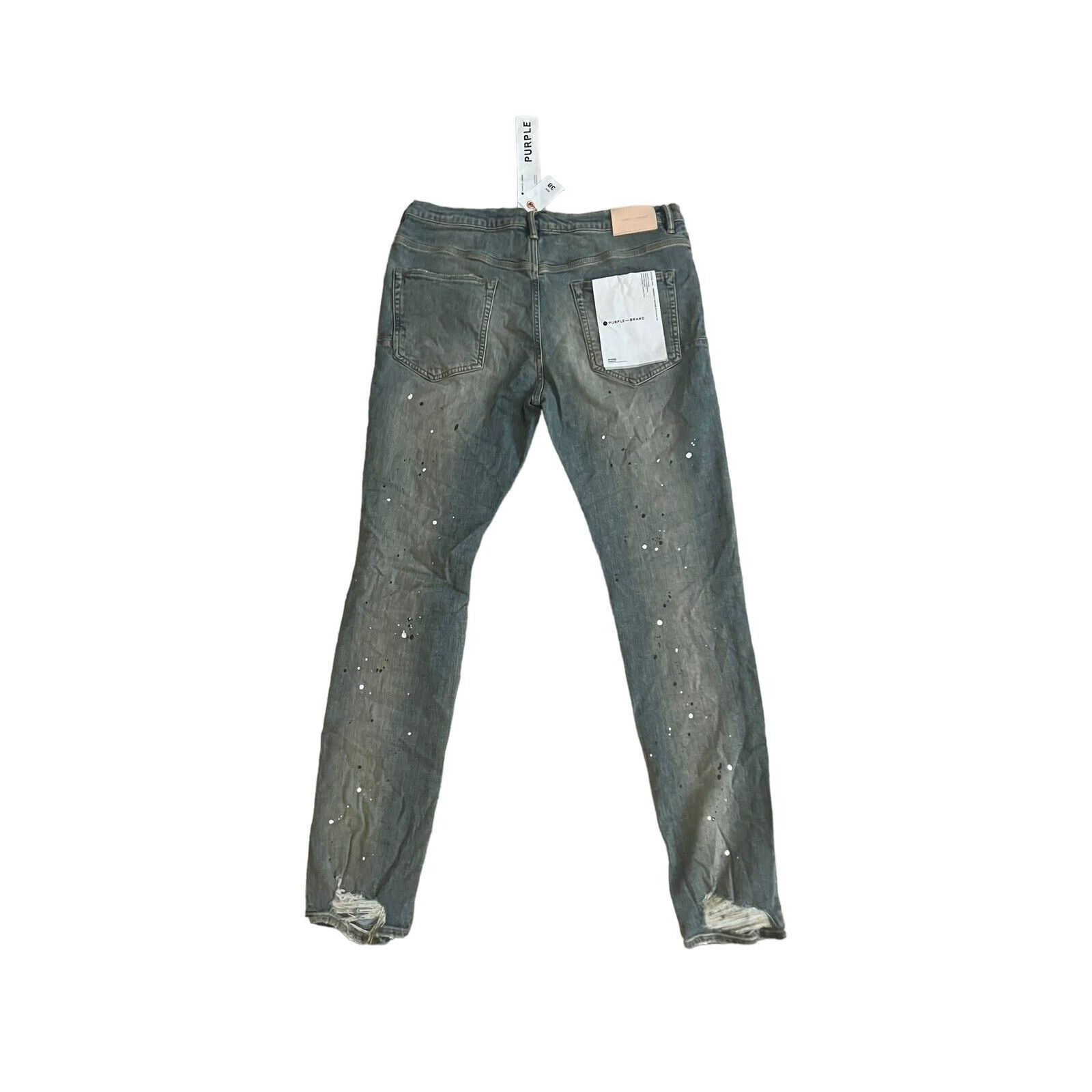 Purple Brand Purple Brand Jeans Mens Drop Fit Slim P002 Blue Size 38/32 Size US 38 / EU 54 - 4 Thumbnail