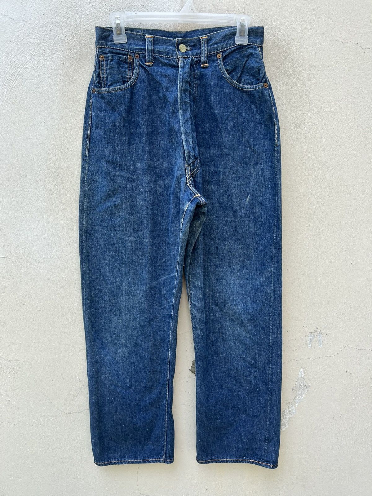 Levi's RARE! Vintage 50s Levi’s Hidden Rivets Denim Selvedge Jeans ...