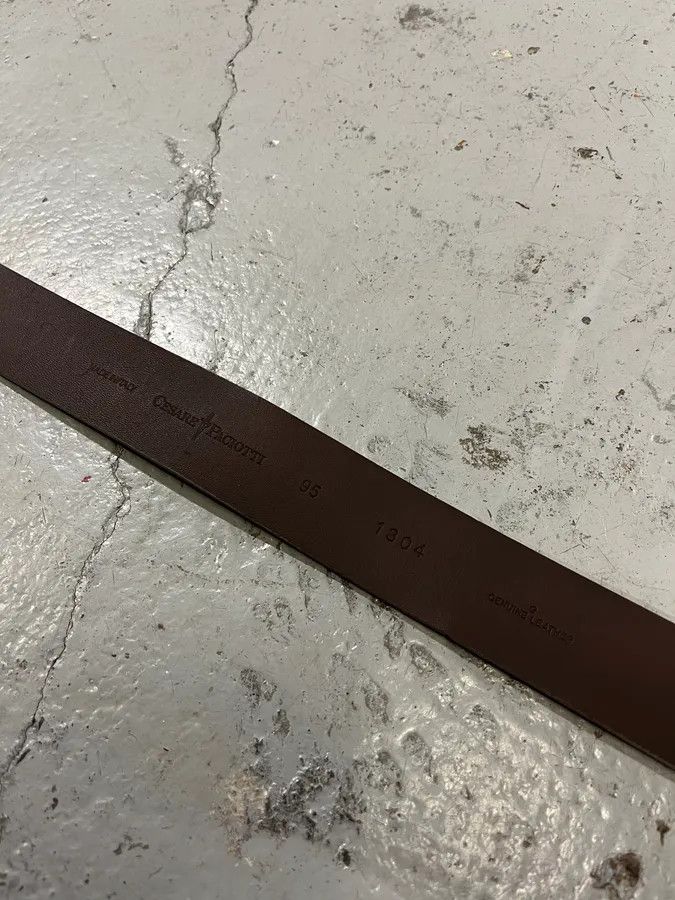 Vintage Cesare Paciotti Dagger Buckle Belt Beige Suede Belt Size ONE SIZE - 7 Thumbnail