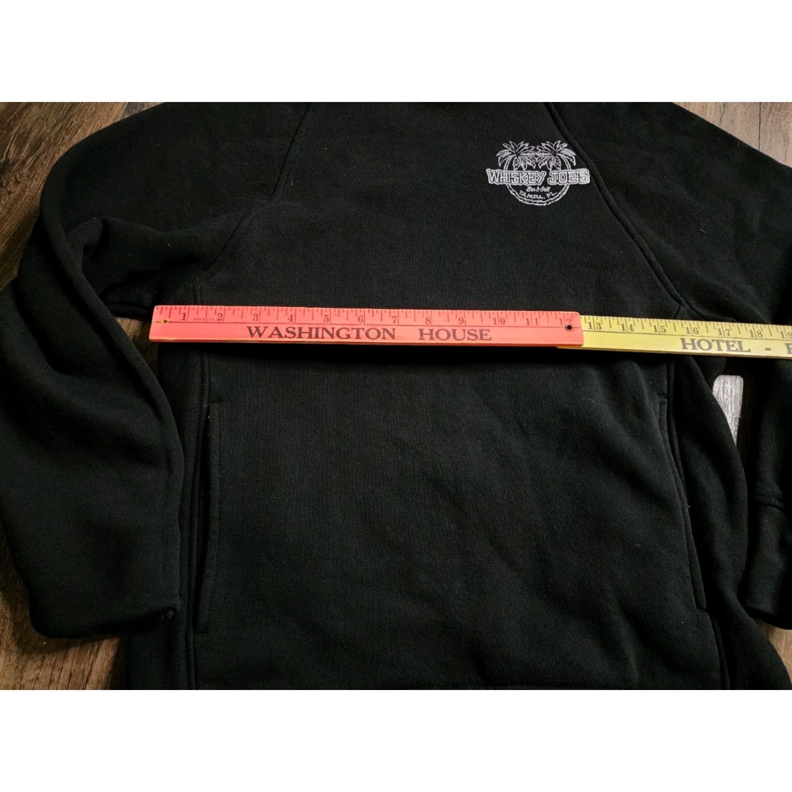 Doublet VINTAGE 4sight Hoodie Adult XS Black Whiskey Joe's Bar And Grill Tampa FL Pullover Mens Size US XS / EU 42 / 0 - 3 Thumbnail