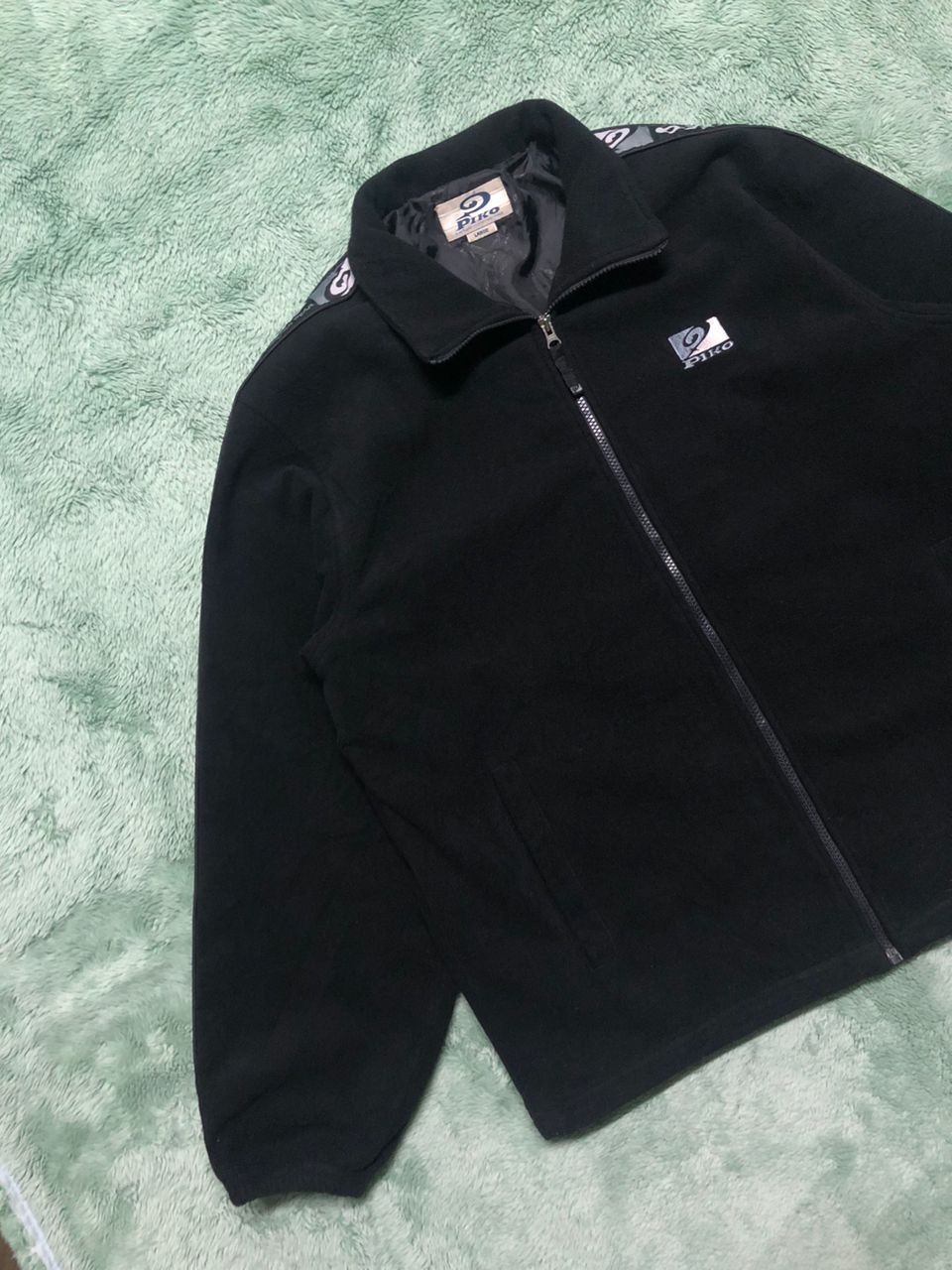 Japanese Brand VINTAGE PIKO HAWAII LONGBOARD WEAR SIDE TAPE FLEECE JACKET Size US L / EU 52-54 / 3 - 7 Thumbnail