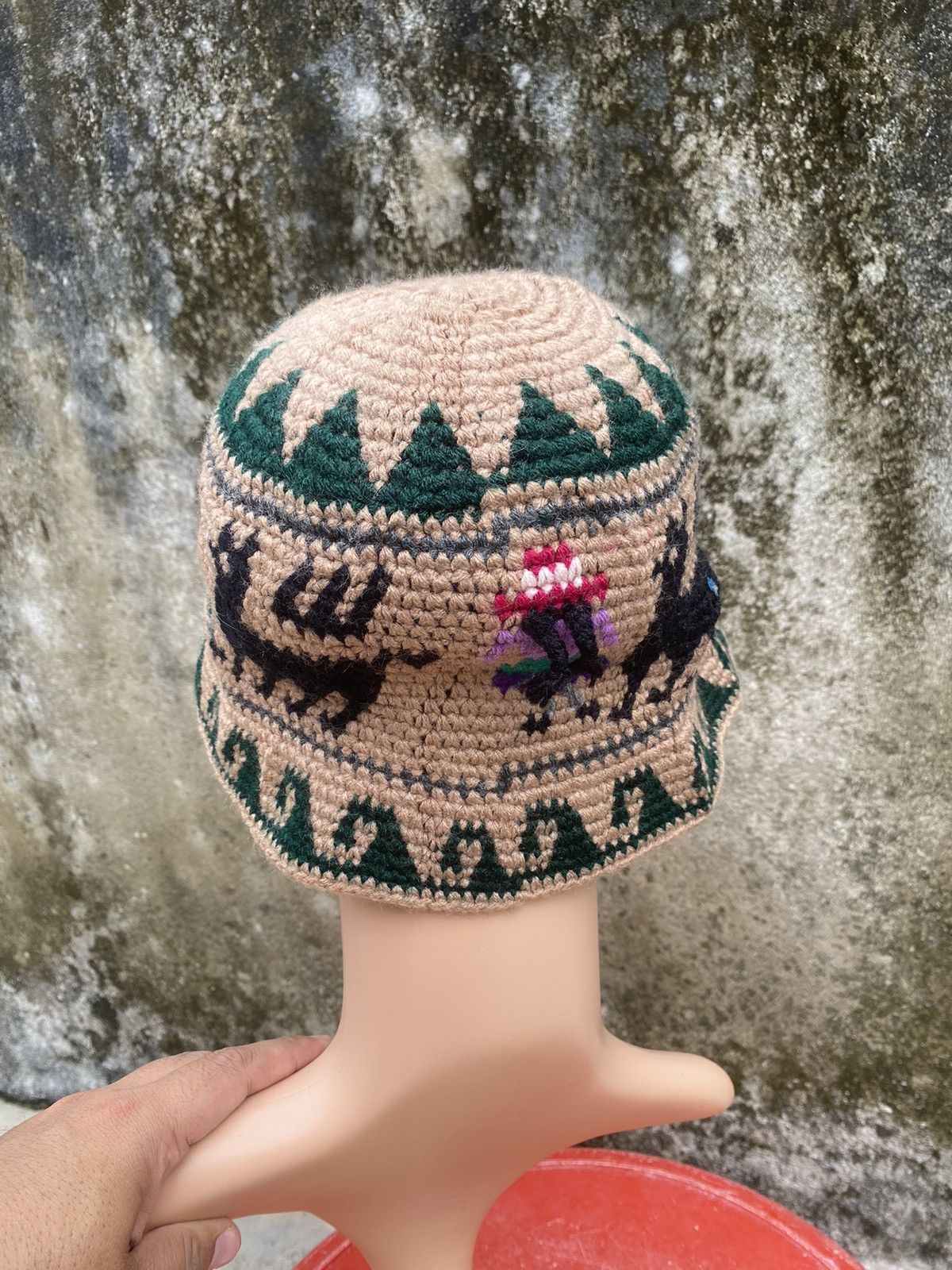 Vintage Vintage Alpaca Knitted Hat Size ONE SIZE - 3 Thumbnail