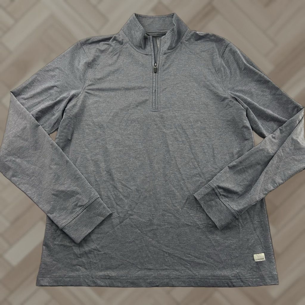Vintage Linksoul 1/4 Zip Pullover Jacket Men M Gray Golf Shirt Size US M / EU 48-50 / 2 - 1 Thumbnail
