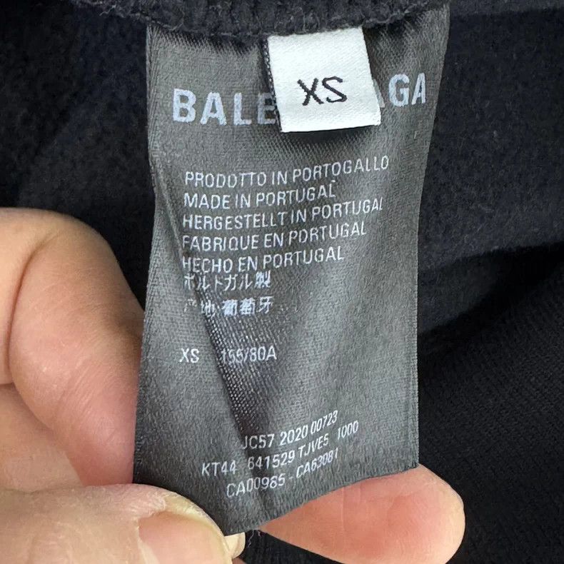 Balenciaga Front and Back Defile French Language Hoodie