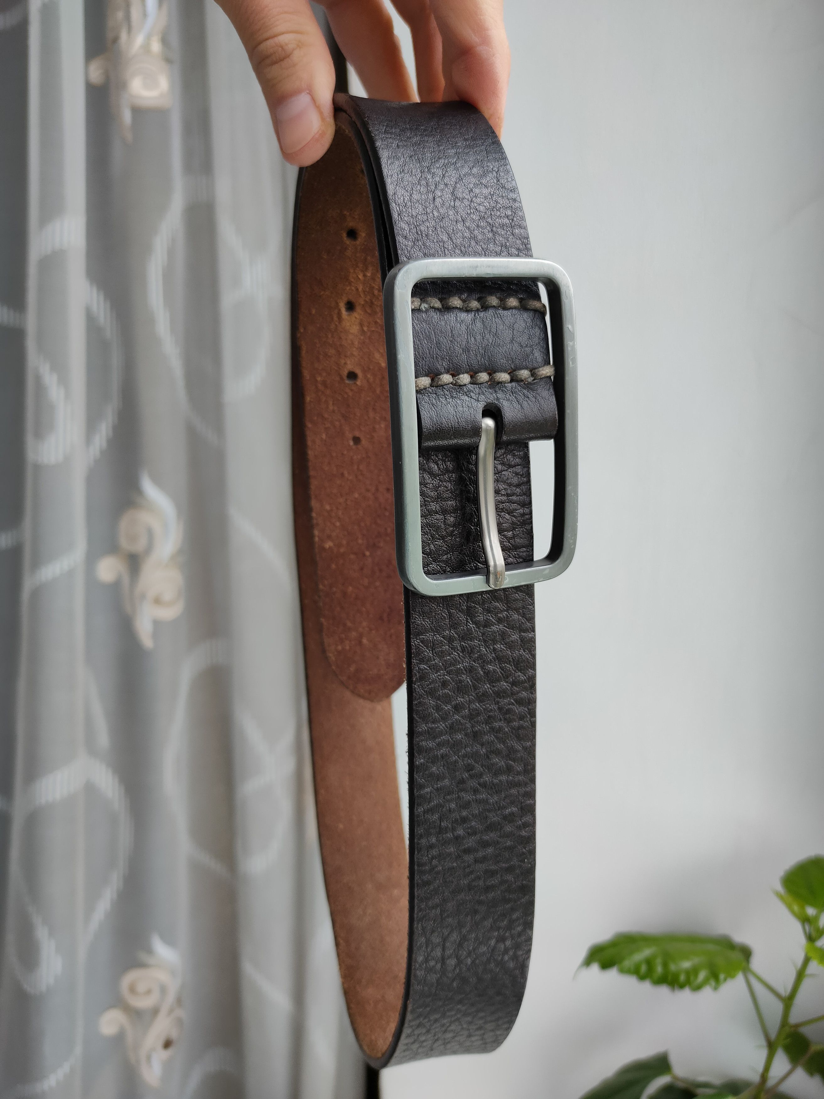 Marks & Spencer Marks Spencer Leather Belt Men's Leather Belt Buckle Size ONE SIZE - 6 Thumbnail