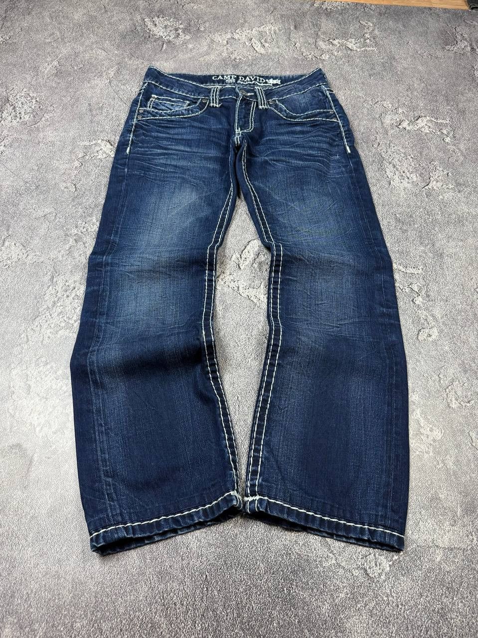 If Six Was Nine Y2K LGB Style Faded Washed Distressed Denim 2000s Size US 32 / EU 48 - 6 Thumbnail