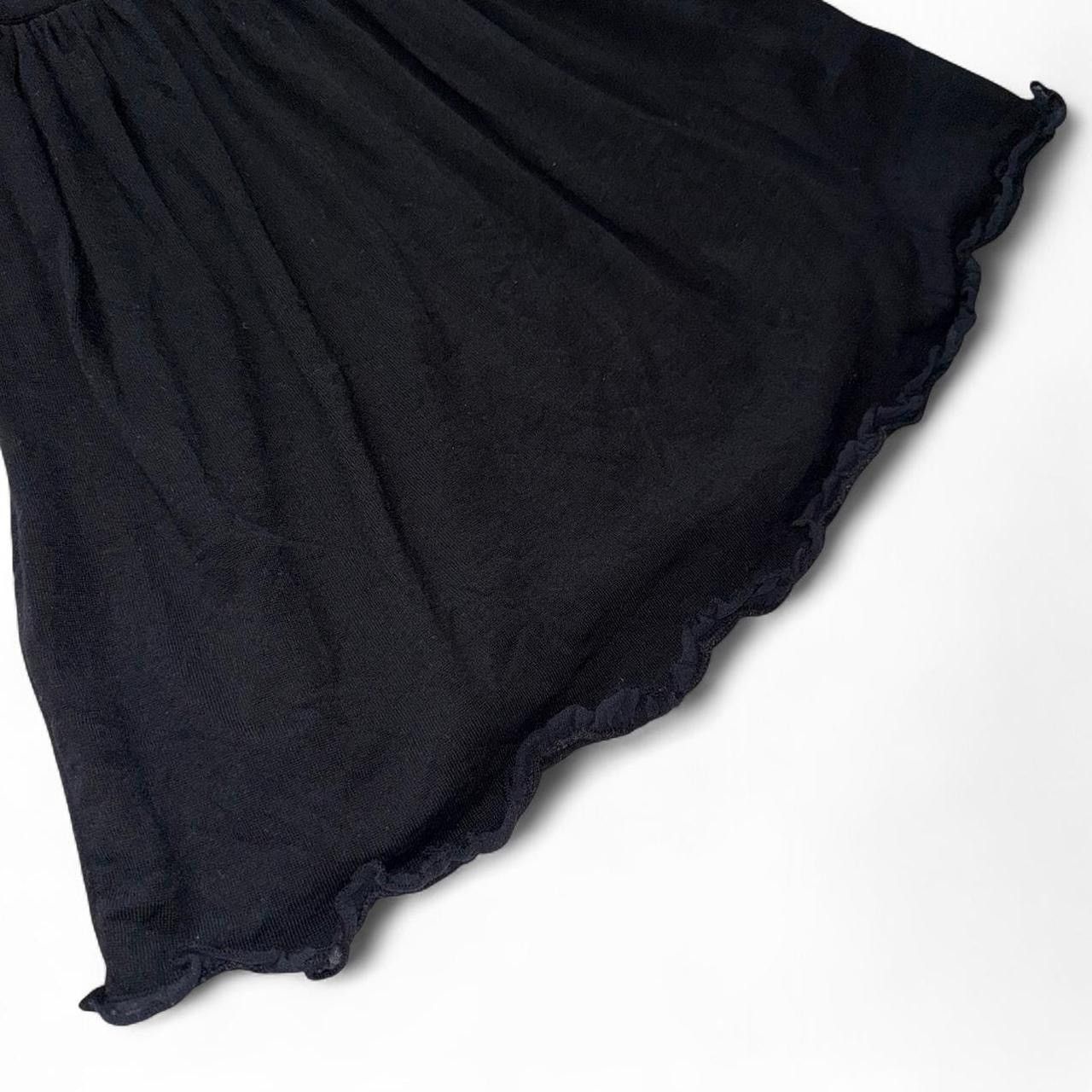 RED Valentino Red Valentino Black Wool Mini Dress Size XS / US 0-2 / IT 36-38 - 3 Thumbnail