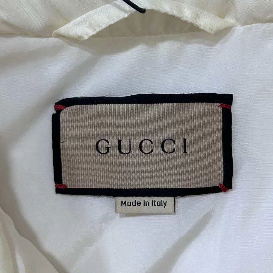 Gucci GUCCI red and green stripe logo down jacket Size M / US 6-8 / IT 42-44 - 4 Thumbnail