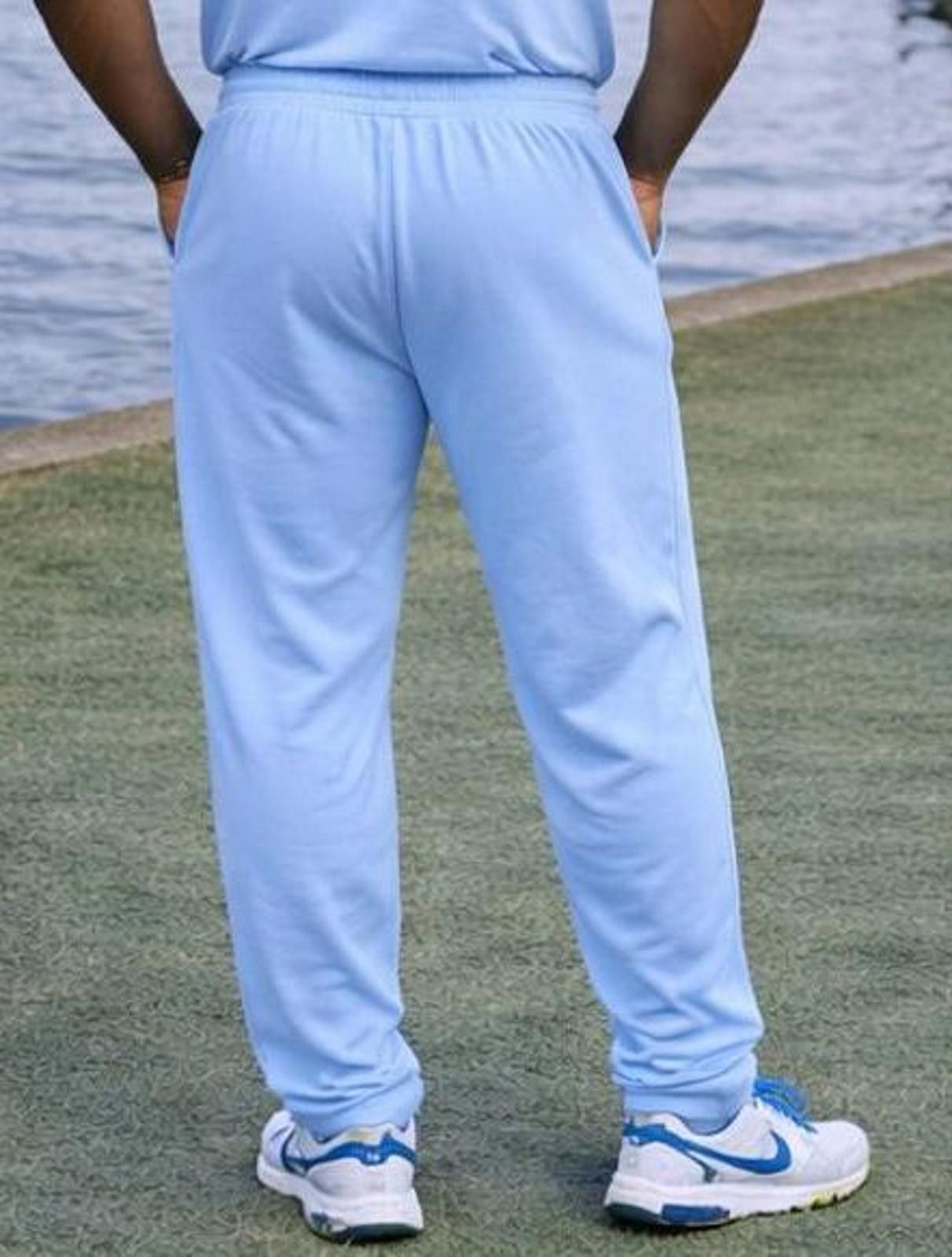 Athletic Works Athletic Works Light Blue Casual Sweatpants Mens 3XL XXXL Size US 44 / EU 60 - 2 Thumbnail