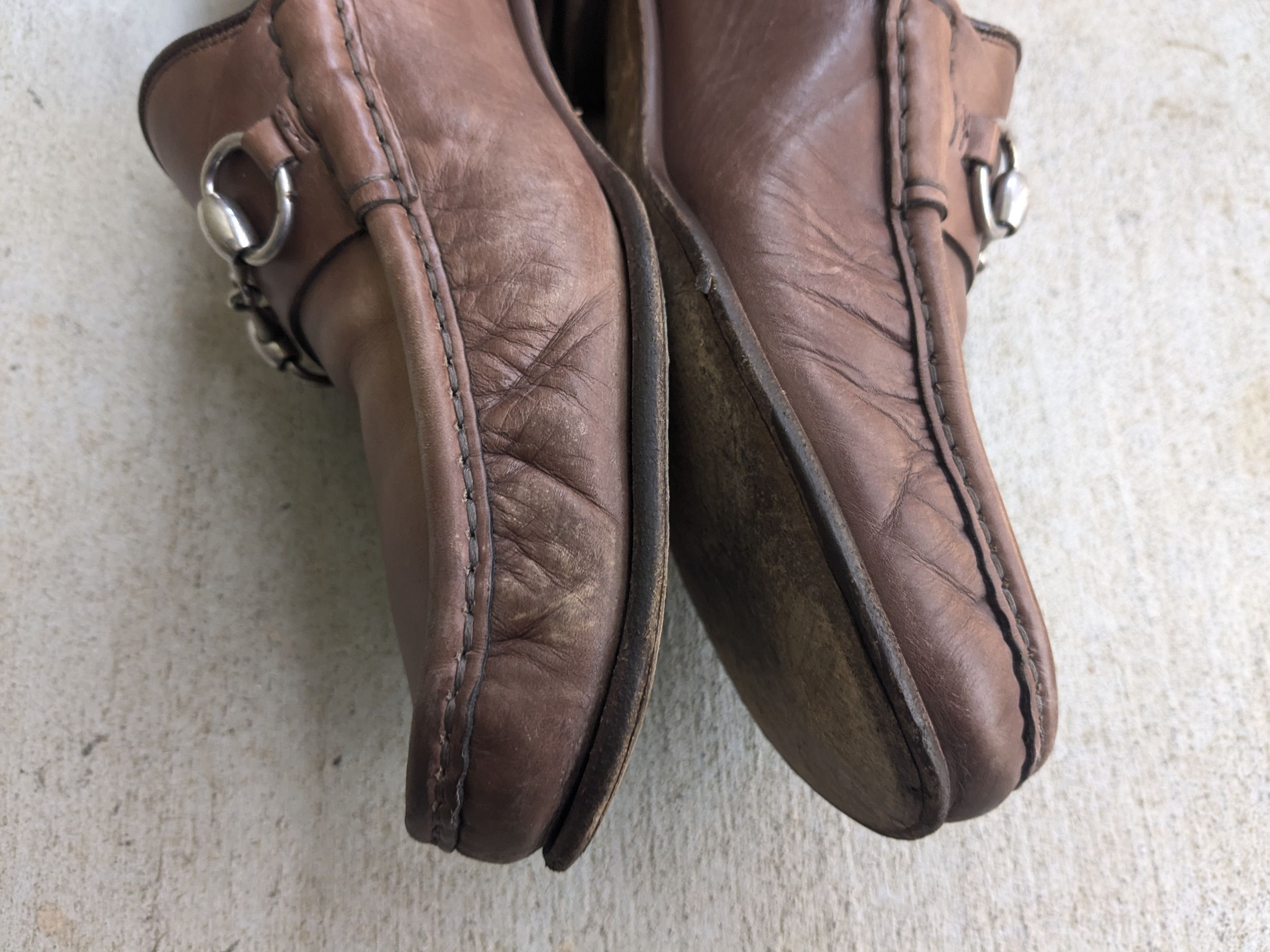 Gucci × Tom Ford Gucci Horsebit Loafers Brown 8.5 Rubber Leather Size US 8.5 / EU 41-42 - 8 Thumbnail