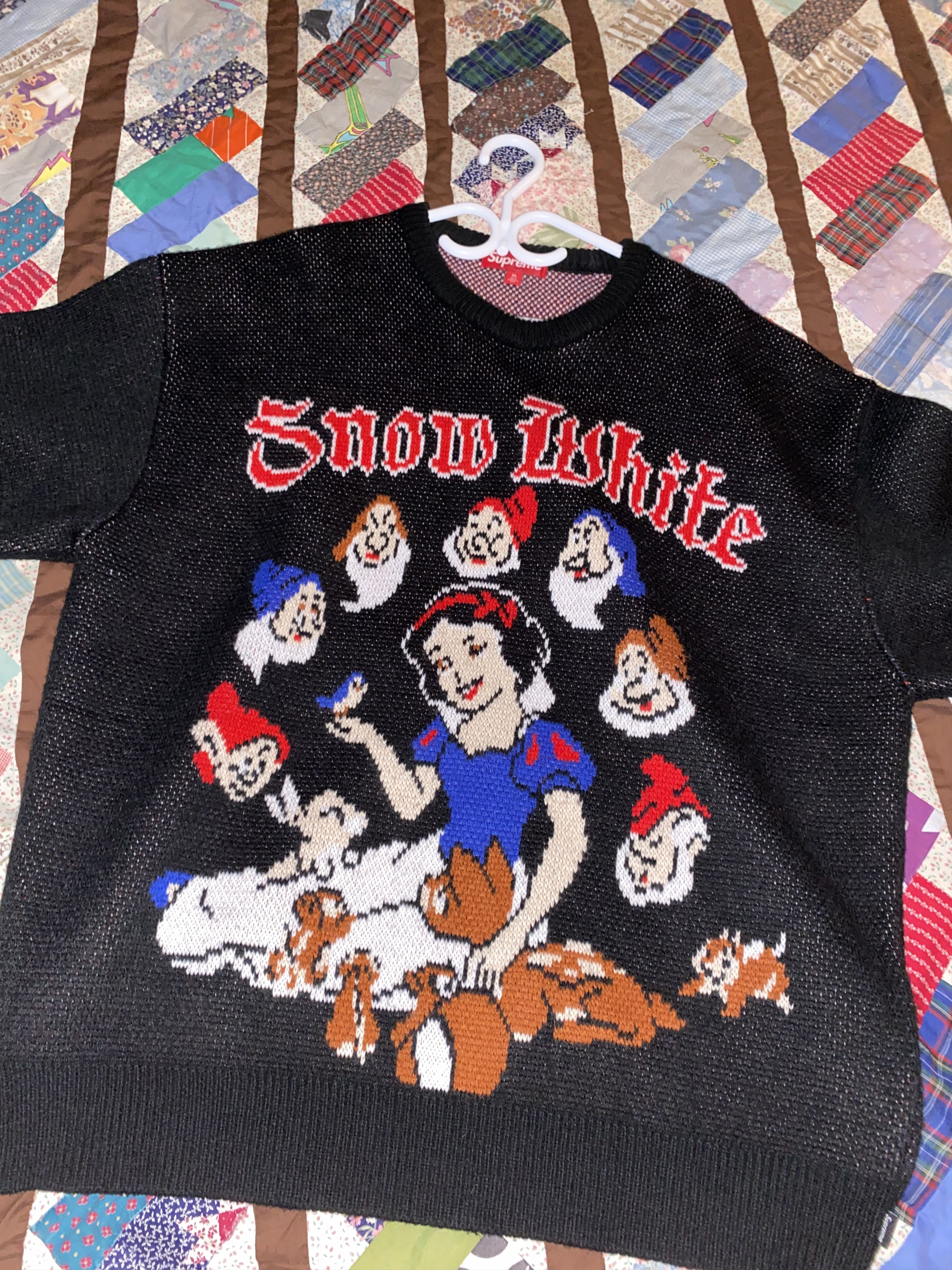 Supreme Supreme snow white knit black Size US XL / EU 56 / 4 - 12 Thumbnail