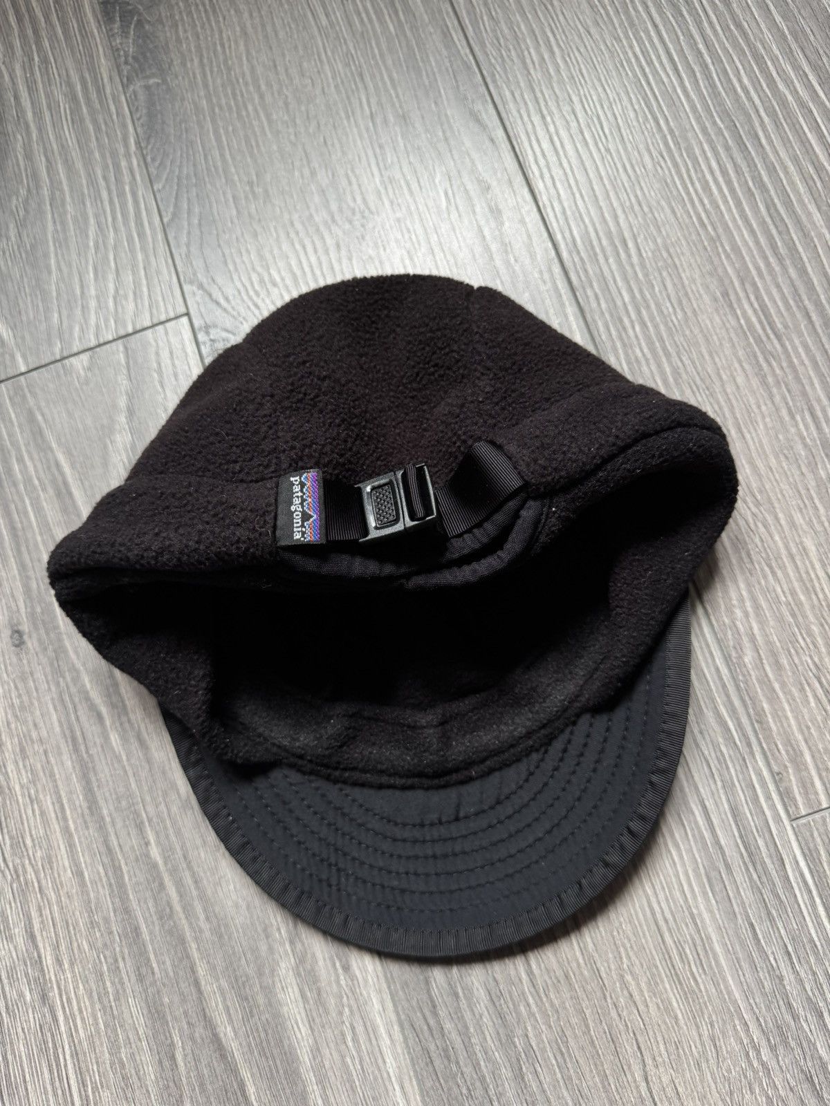 Patagonia Vintage 90's Patagonia Duckbill Fleece Hat Cap Ear Flaps USA Size ONE SIZE - 5 Thumbnail