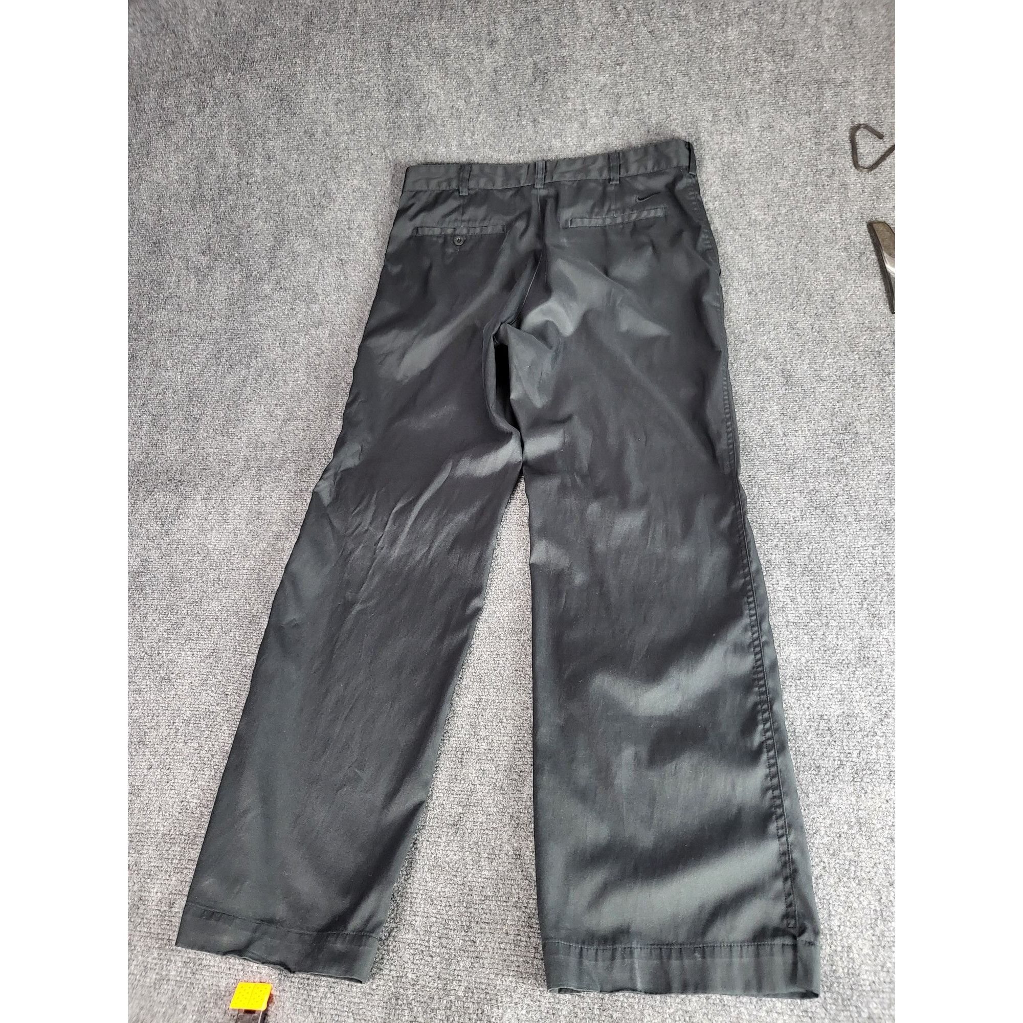 Nike Nike Golf Flat Front Tech Pants Men Sz 34X32 Black Dri Fit C Size US 34 / EU 50 - 8 Thumbnail