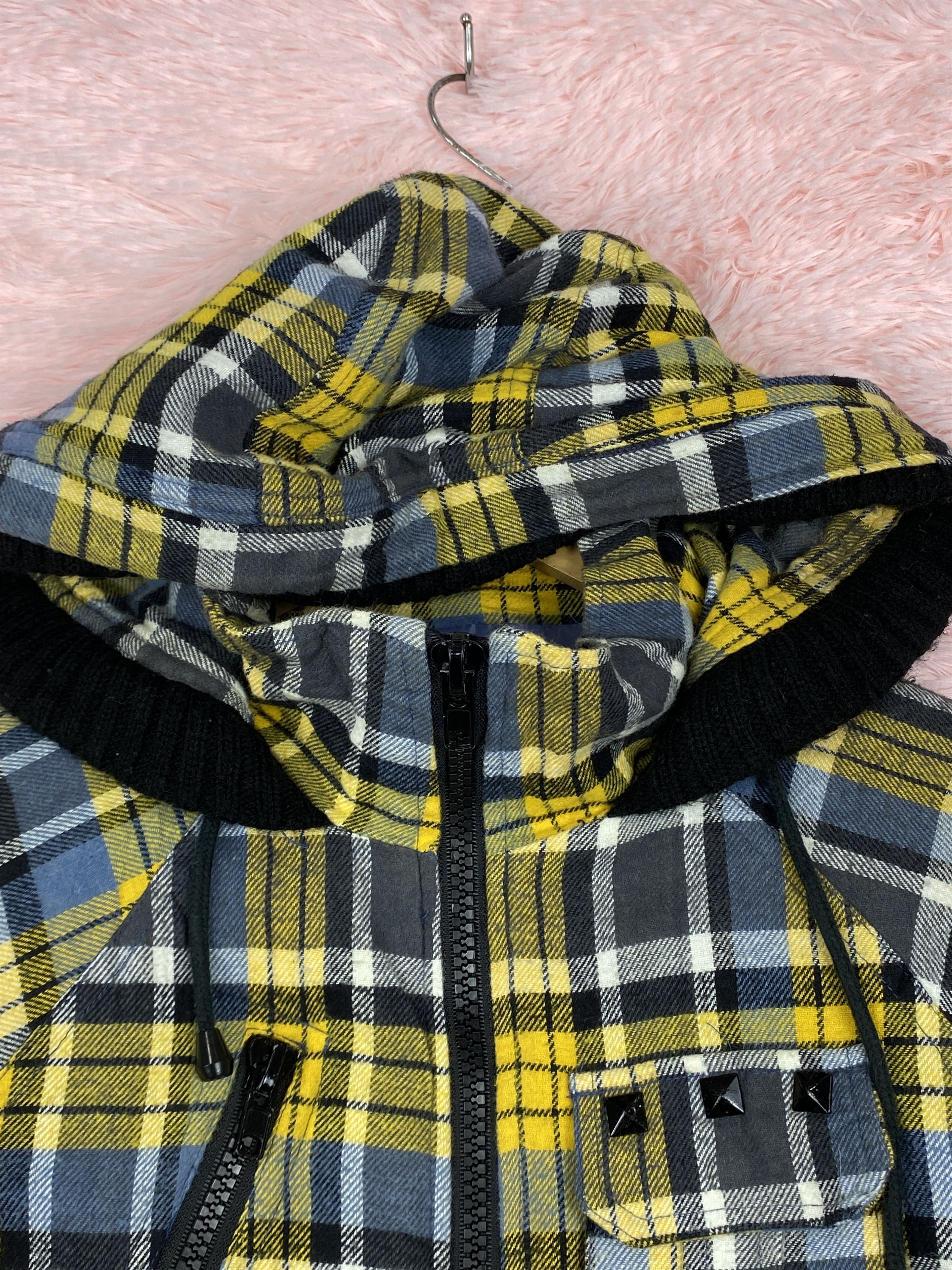 Japanese Brand Vintage Locstyle Hoodie Flannel Jacket J1745 Size S / US 4 / IT 40 - 3 Thumbnail