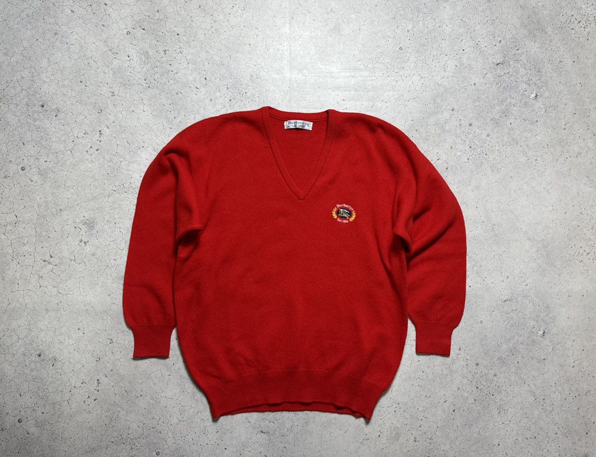Burberry Burberrys Vintage 90’s Wool Sweater Size M Size US M / EU 48-50 / 2 - 1 Thumbnail